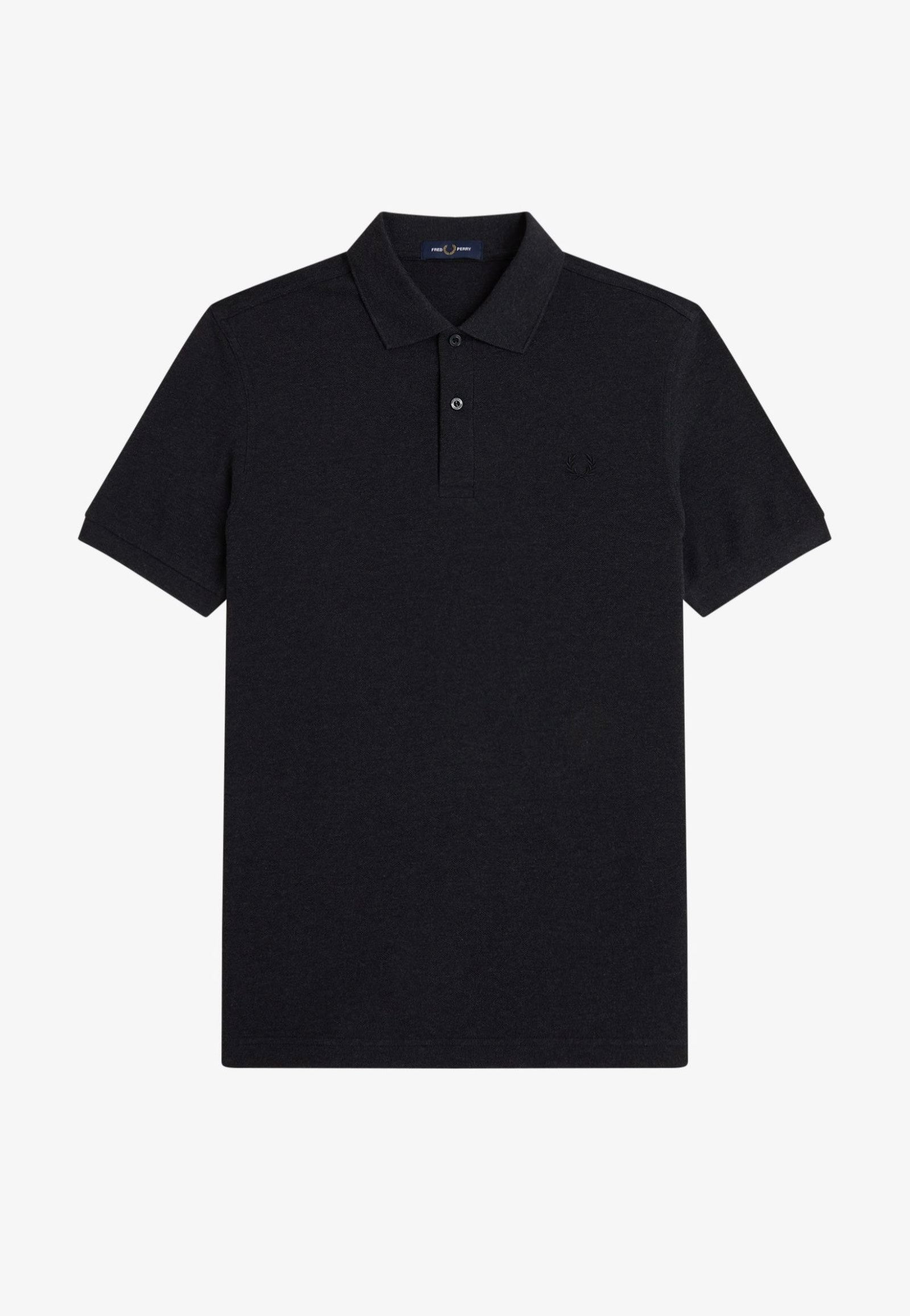 Fred Perry - The Fred Perry Charcoal Marl/Black - Polo | Men-Image