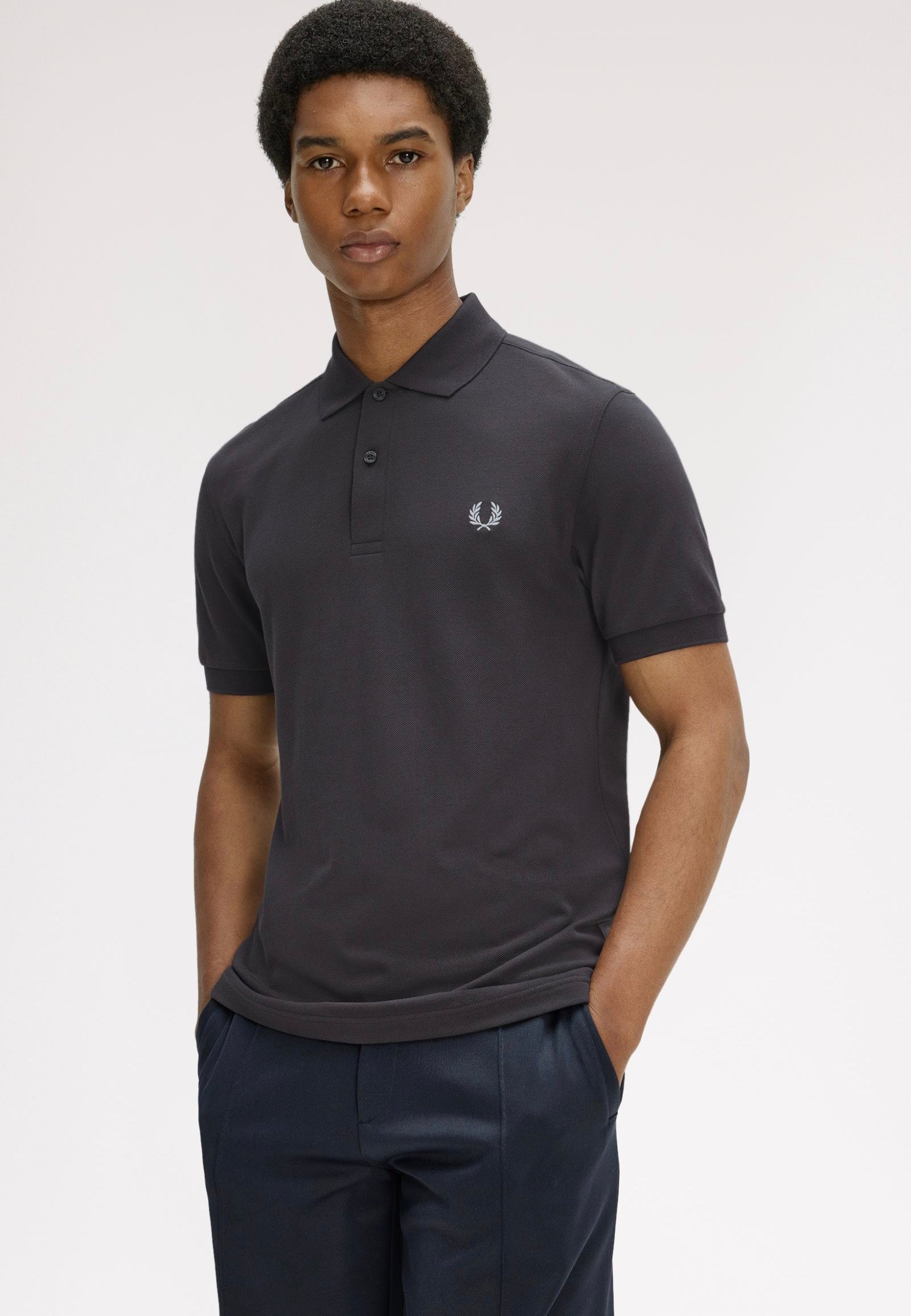 Fred Perry - The Fred Perry Anchor Grey/Light Ice - Polo | Men-Image