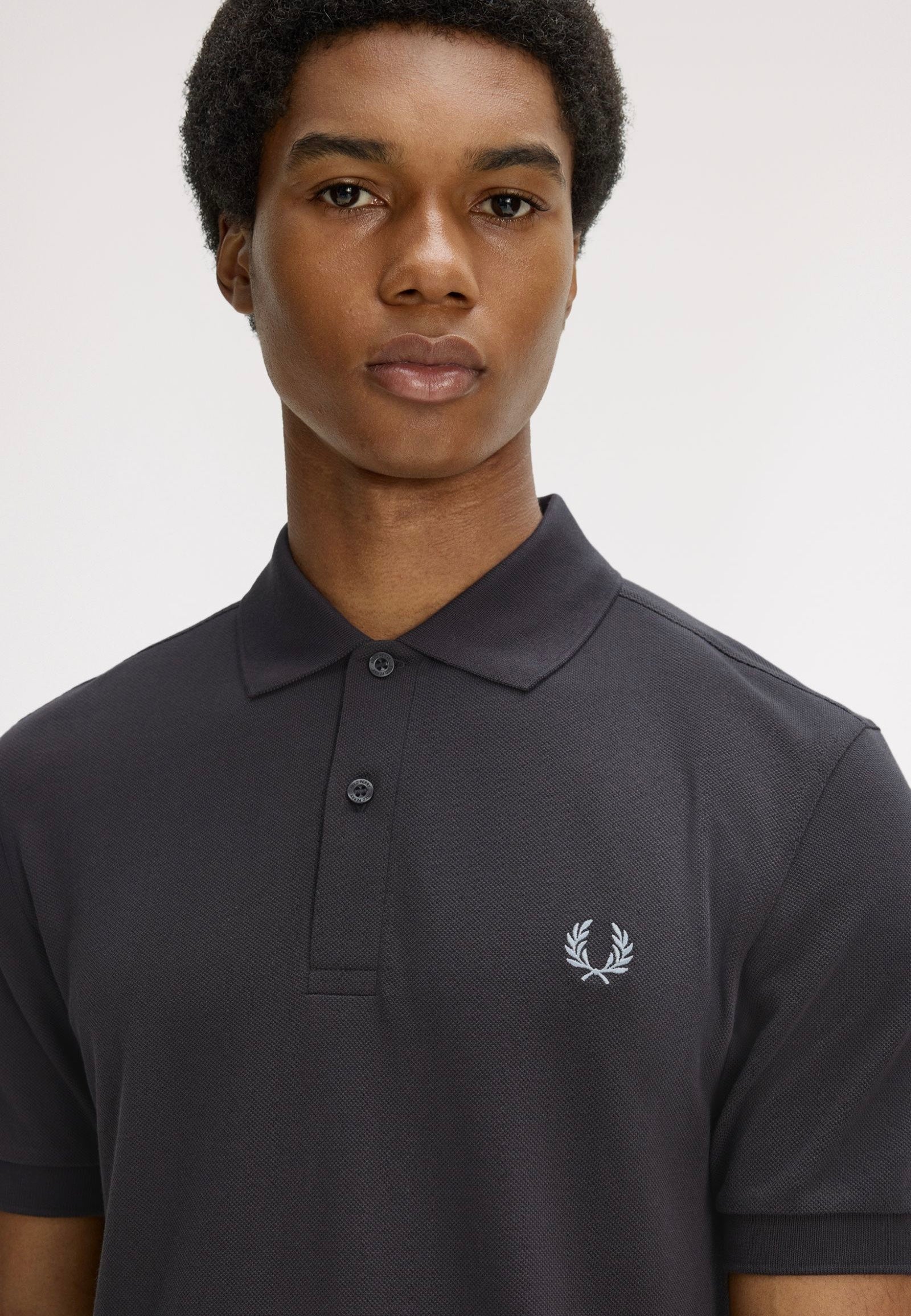 Fred Perry - The Fred Perry Anchor Grey/Light Ice - Polo | Men-Image