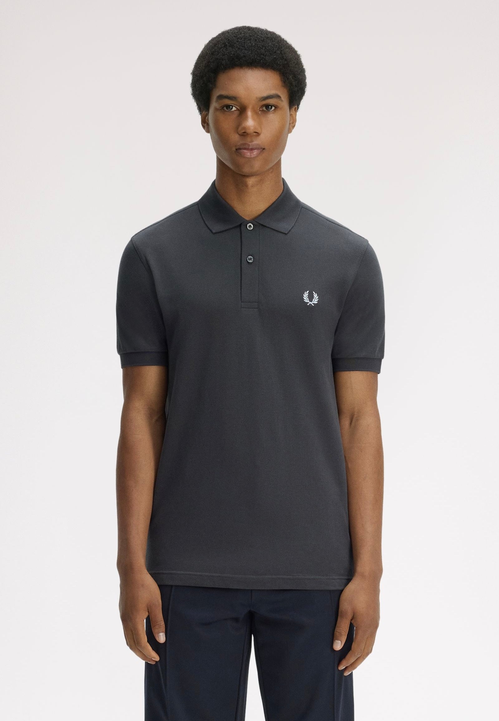 Fred Perry - The Fred Perry Anchor Grey/Light Ice - Polo | Men-Image