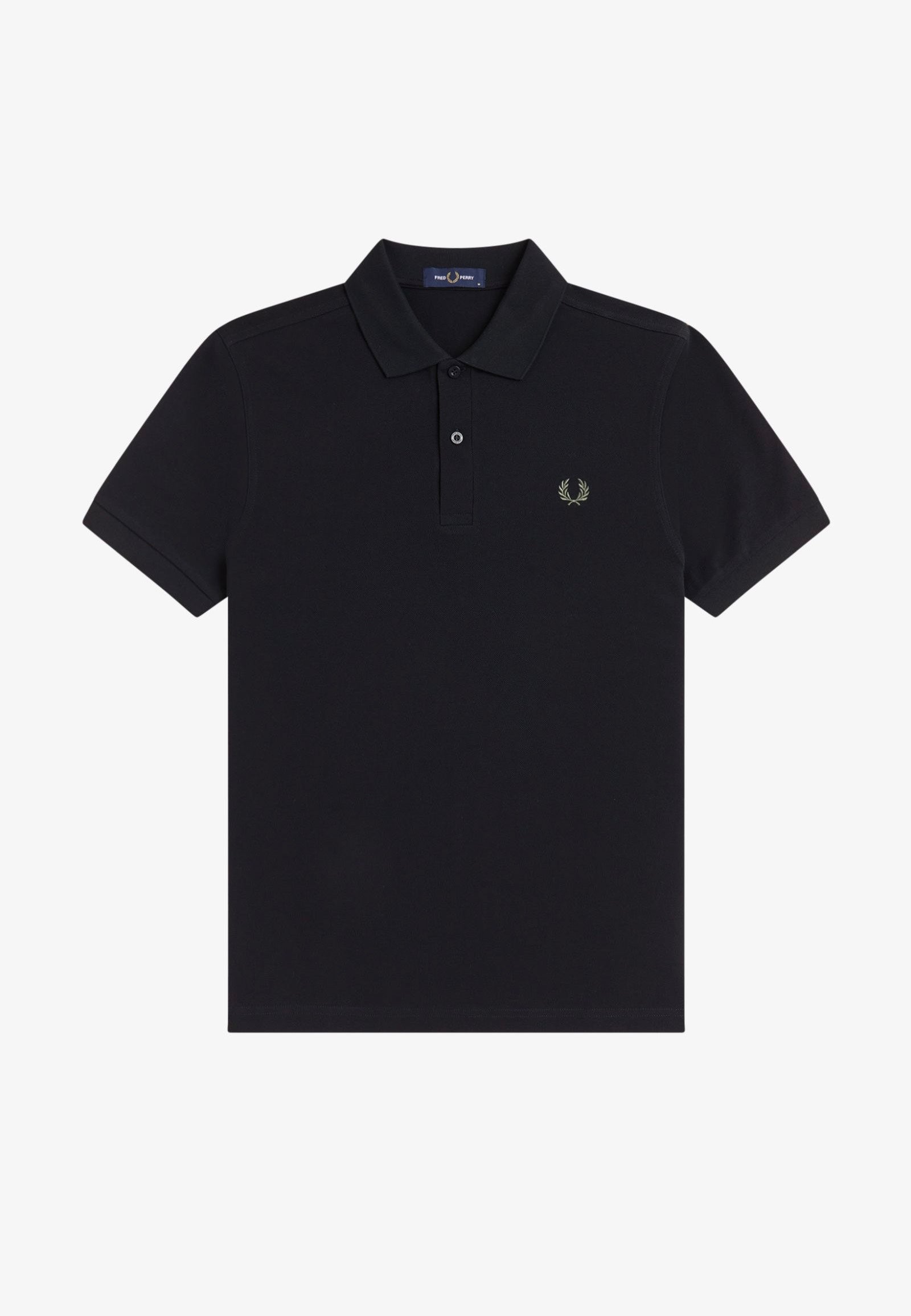 Fred Perry - The Fred Perry Black/Laurel Wreath Green - Polo | Men-Image