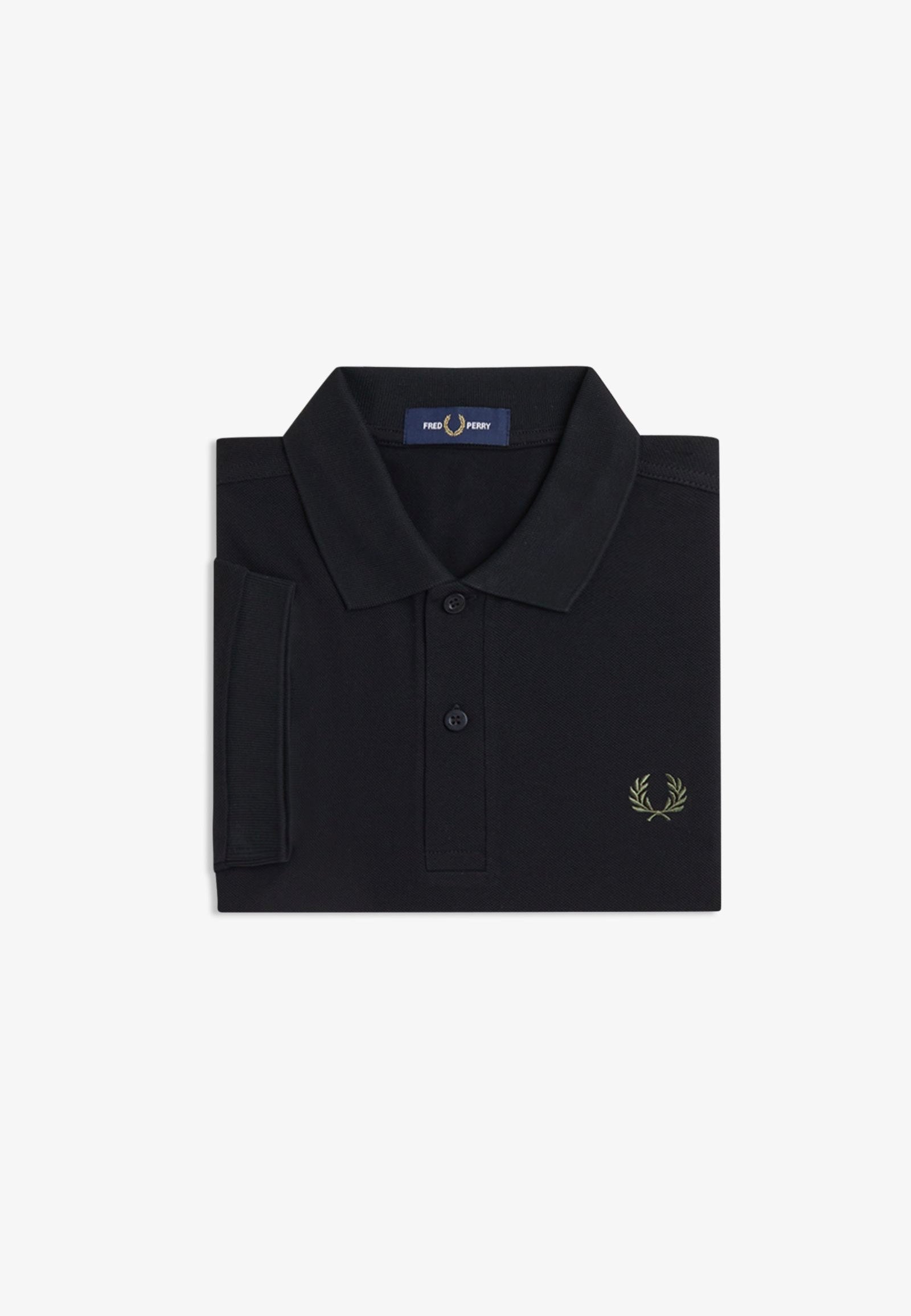Fred Perry - The Fred Perry Black/Laurel Wreath Green - Polo | Men-Image