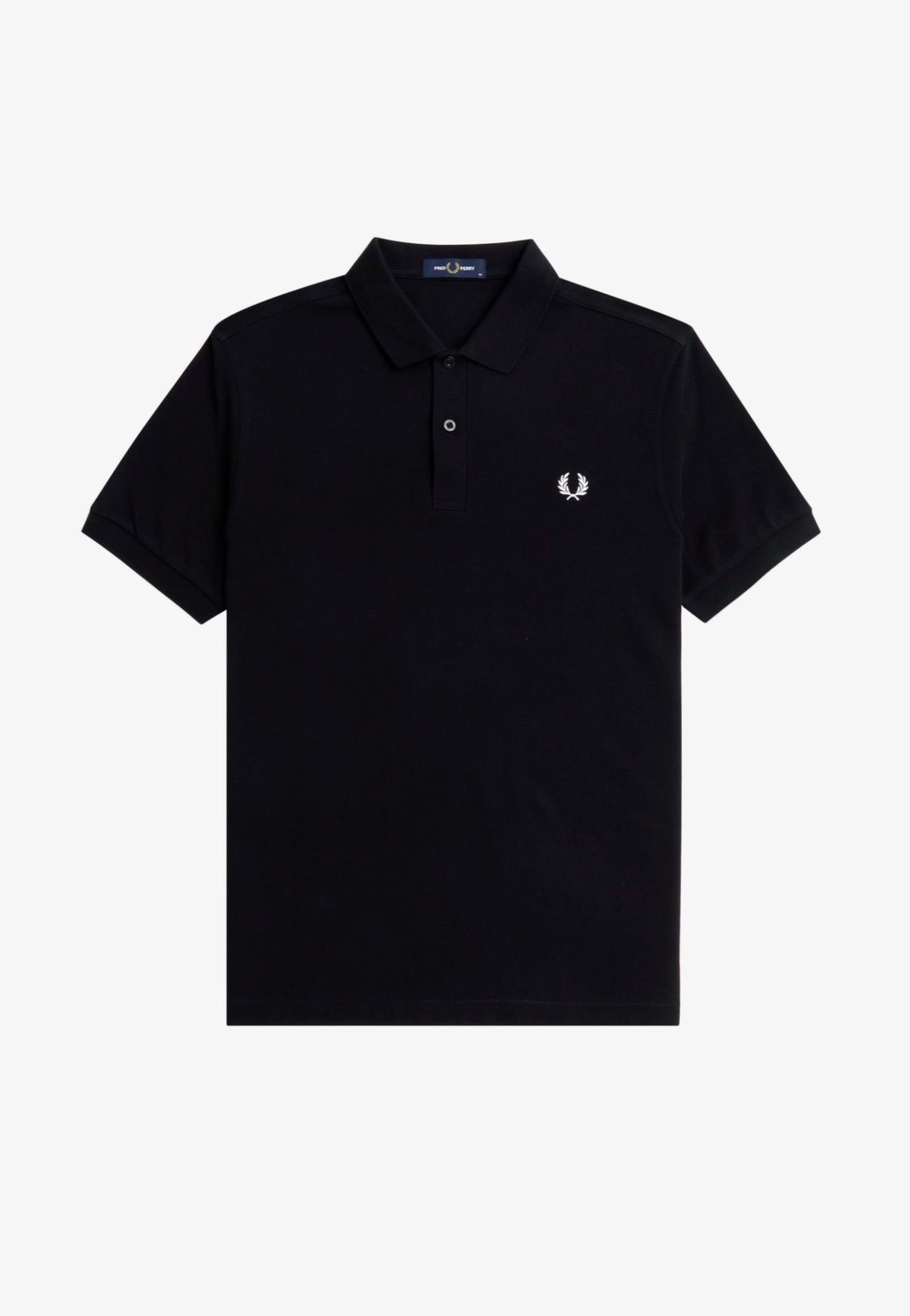 Fred Perry - Plain Black/Snow White - Polo | Men-Image