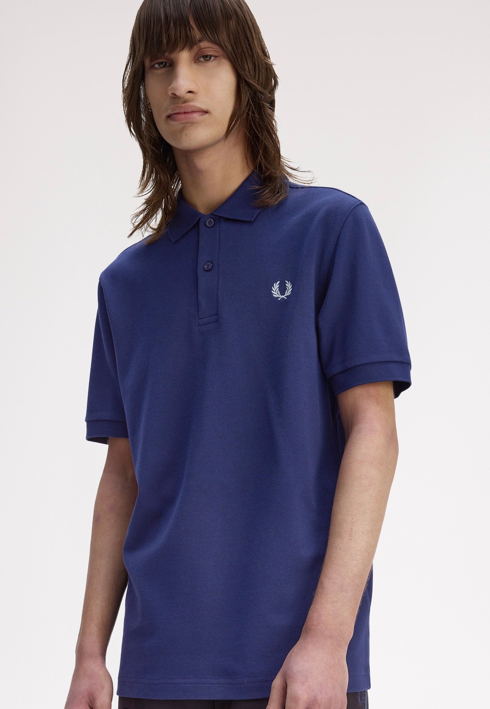 Fred Perry - The Fred Perry French Navy/Stockport Blue - Polo | Men-Image