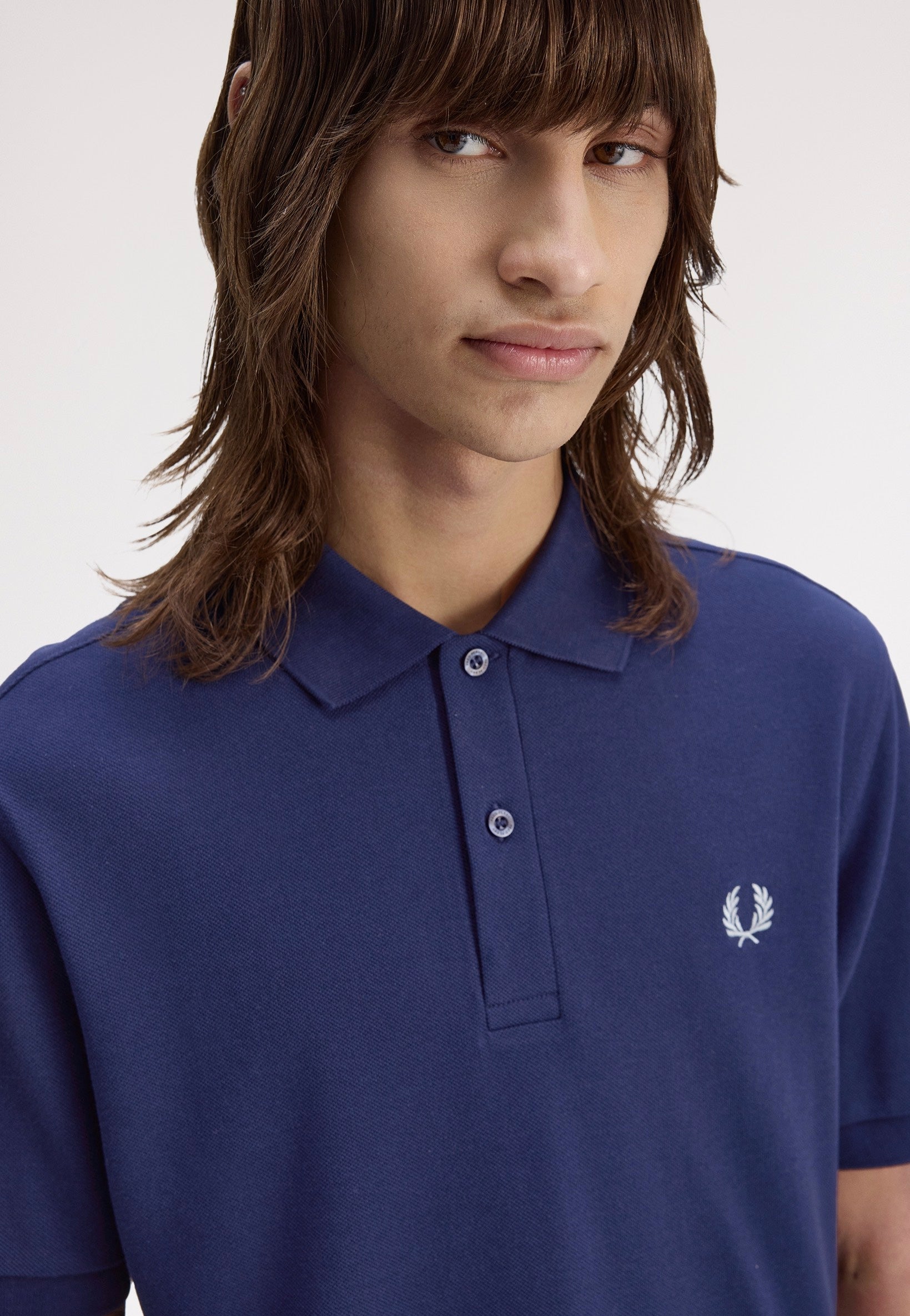 Fred Perry - The Fred Perry French Navy/Stockport Blue - Polo | Men-Image