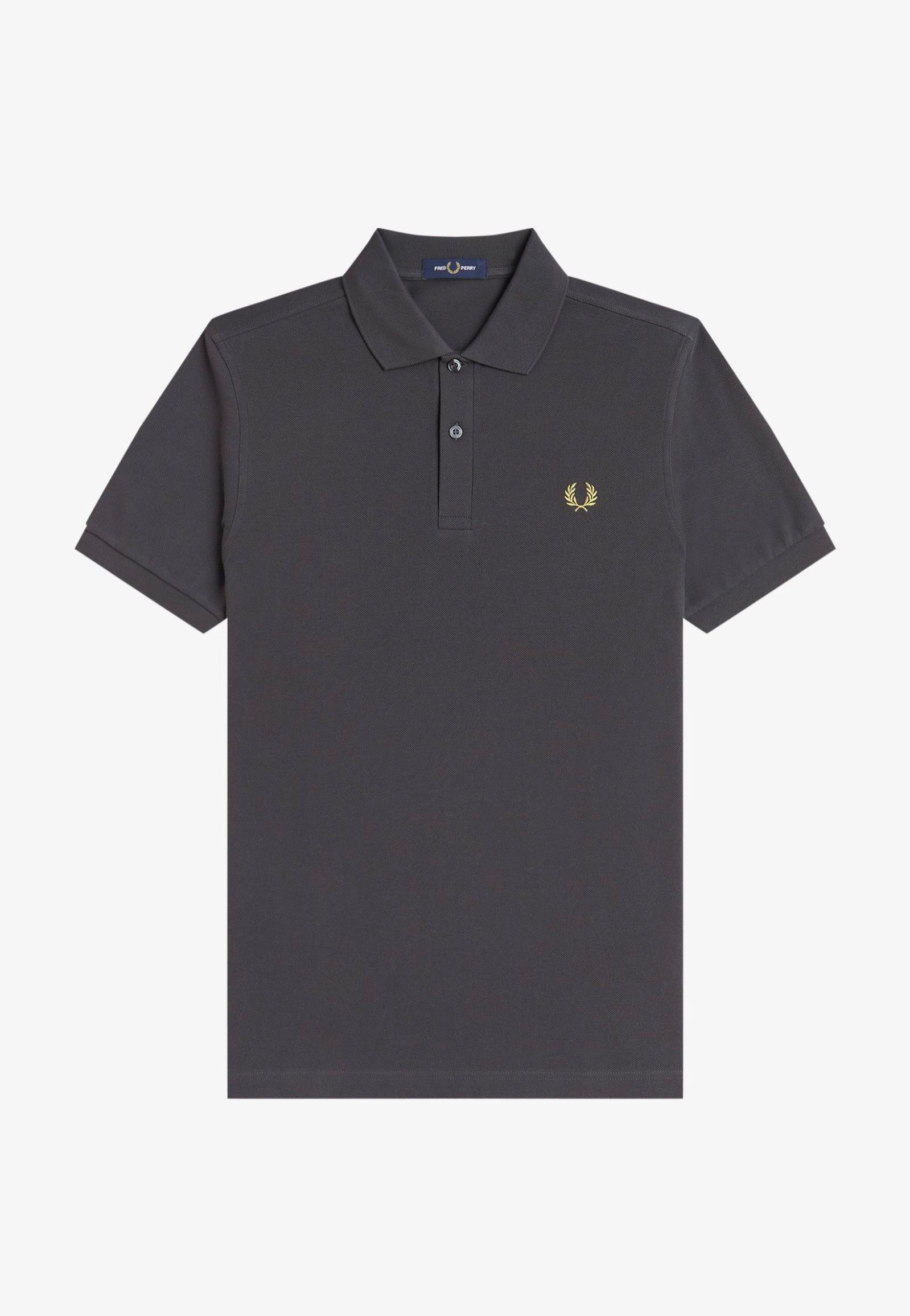 Fred Perry - The Fred Perry Anchor Grey/Tennis Ball Yellow - Polo | Men-Image