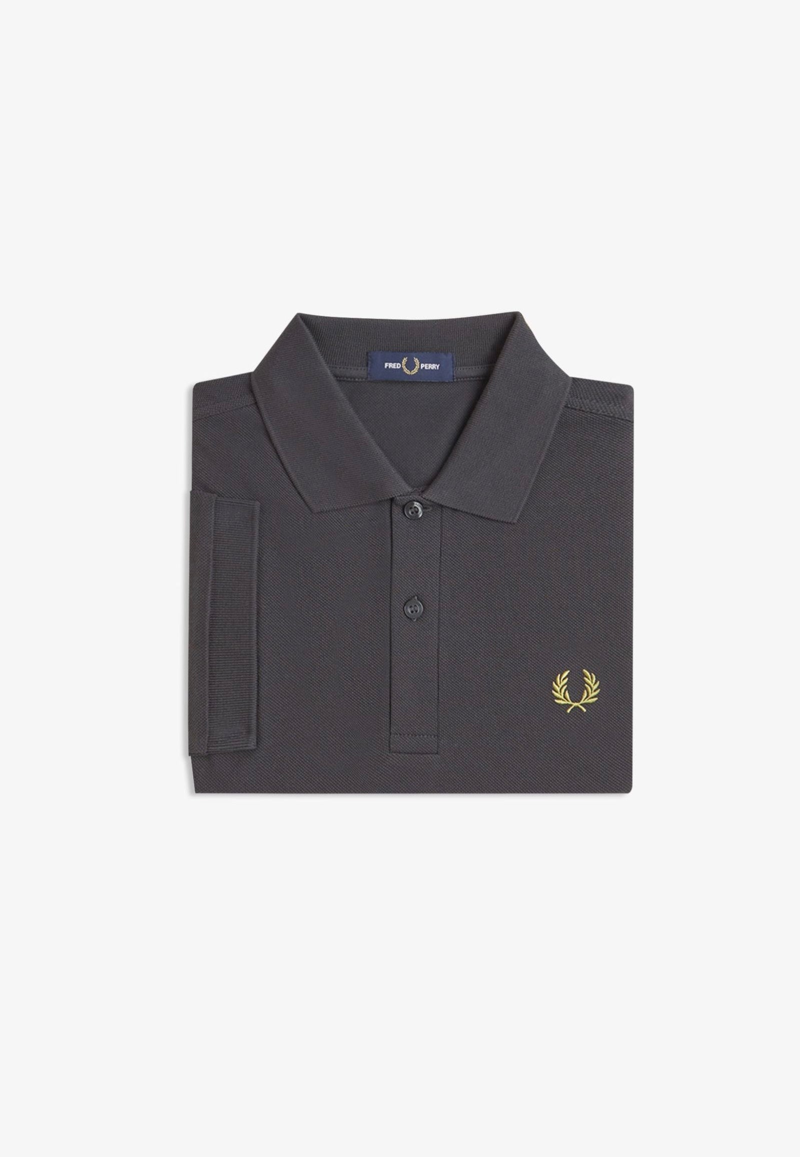 Fred Perry - The Fred Perry Anchor Grey/Tennis Ball Yellow - Polo | Men-Image