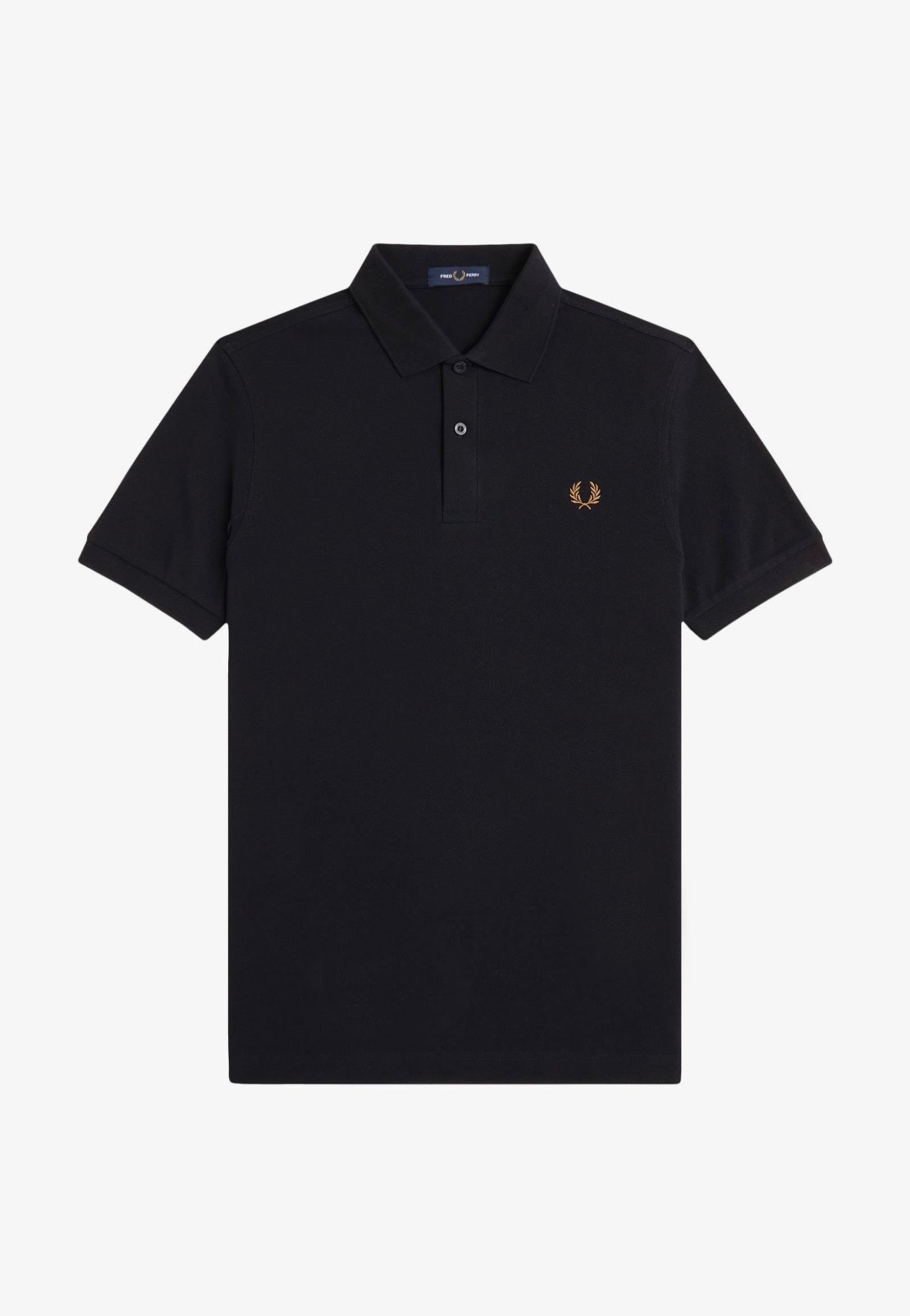 Fred Perry - The Fred Perry Black/Dark Caramel - Polo | Men-Image