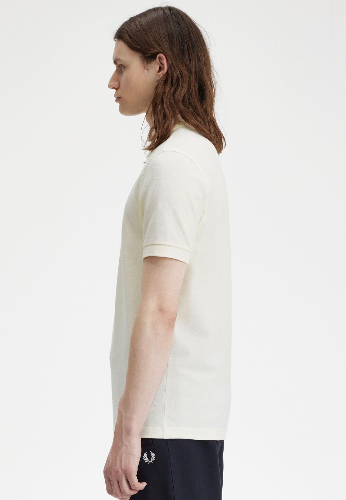 Fred Perry - Plain Fred Perry Ecru/Oxblood - Polo | Men-Image