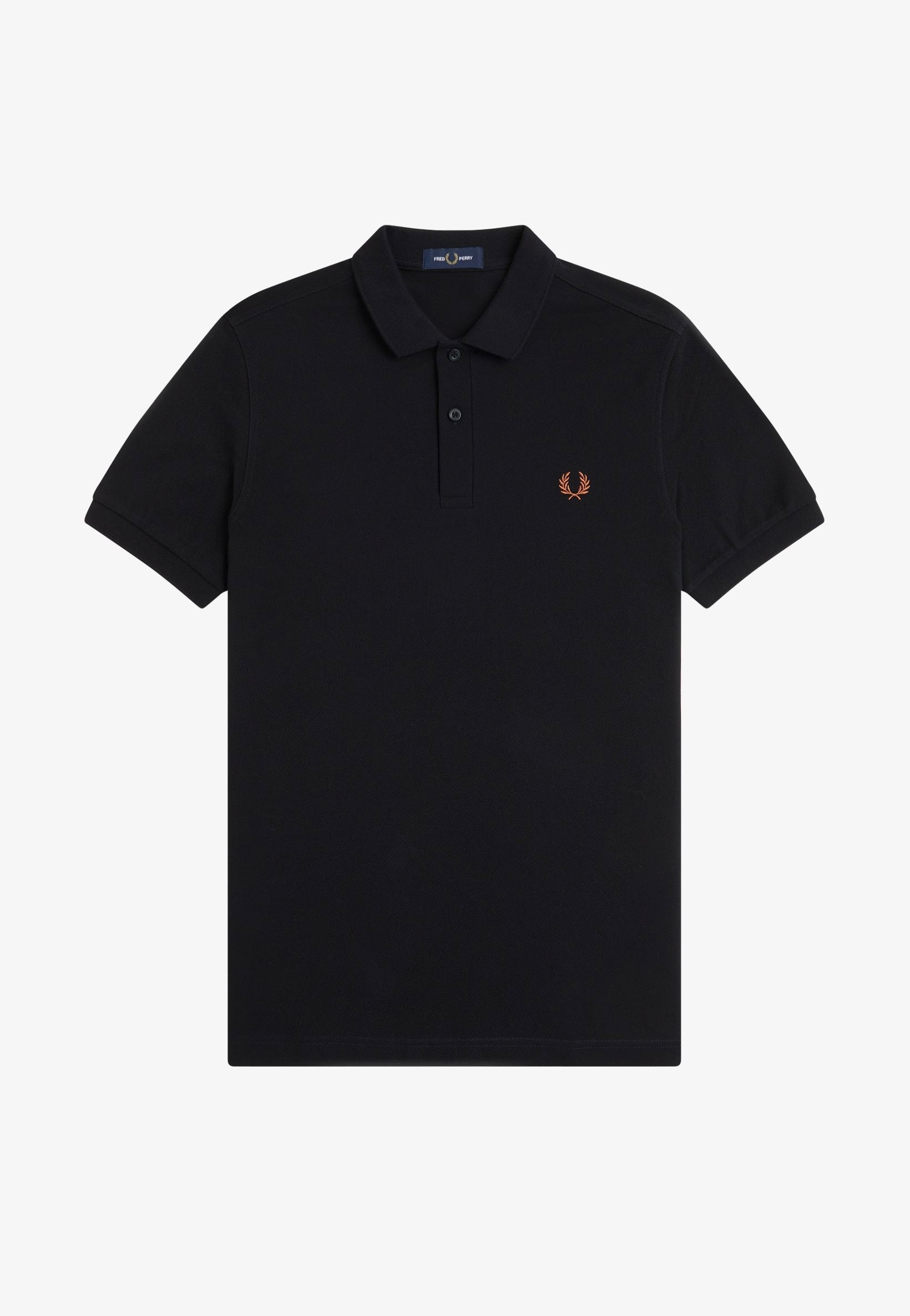 Fred Perry - The Fred Perry Black/Marmalade - Polo | Men-Image