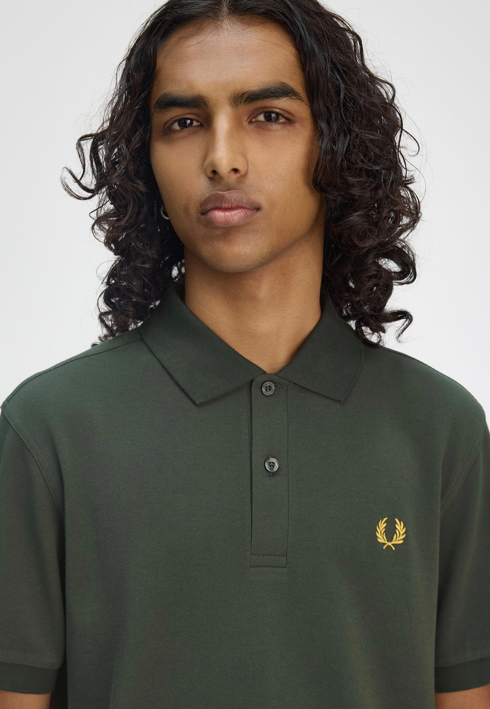 Fred Perry - The Fred Perry Court Green/Honeycomb - Polo | Men-Image