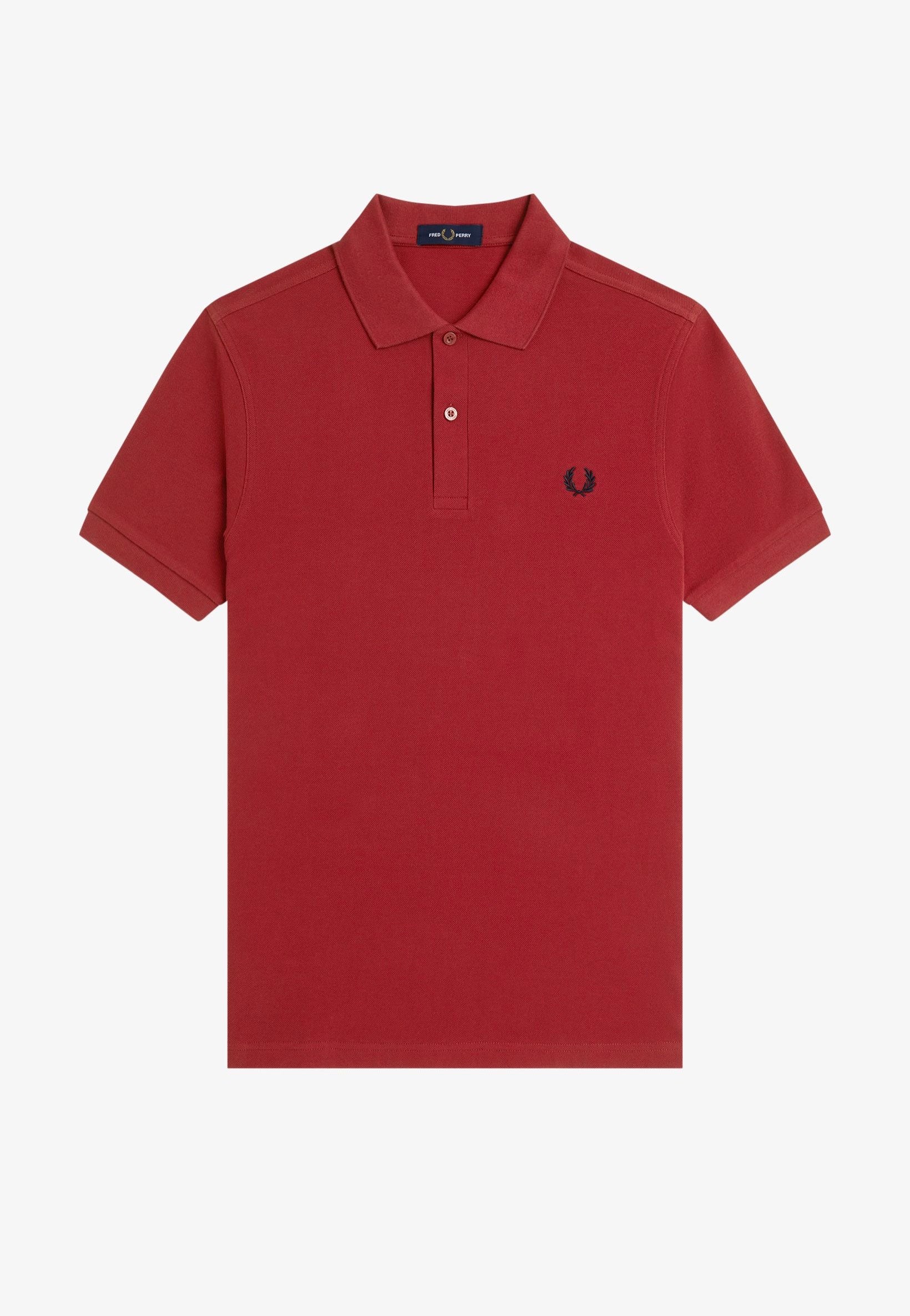 Fred Perry - The Fred Perry Burnt Red/Navy - Polo | Men-Image