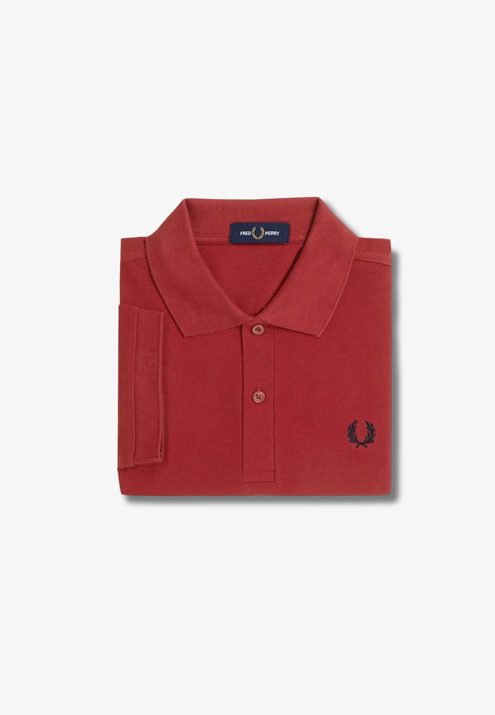 Fred Perry - The Fred Perry Burnt Red/Navy - Polo | Men-Image