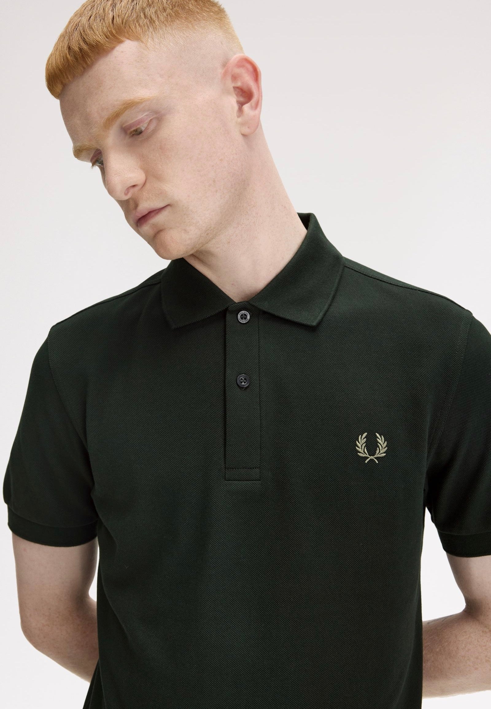 Fred Perry - The Fred Perry Nghgrn/Olivemint - Polo | Men-Image