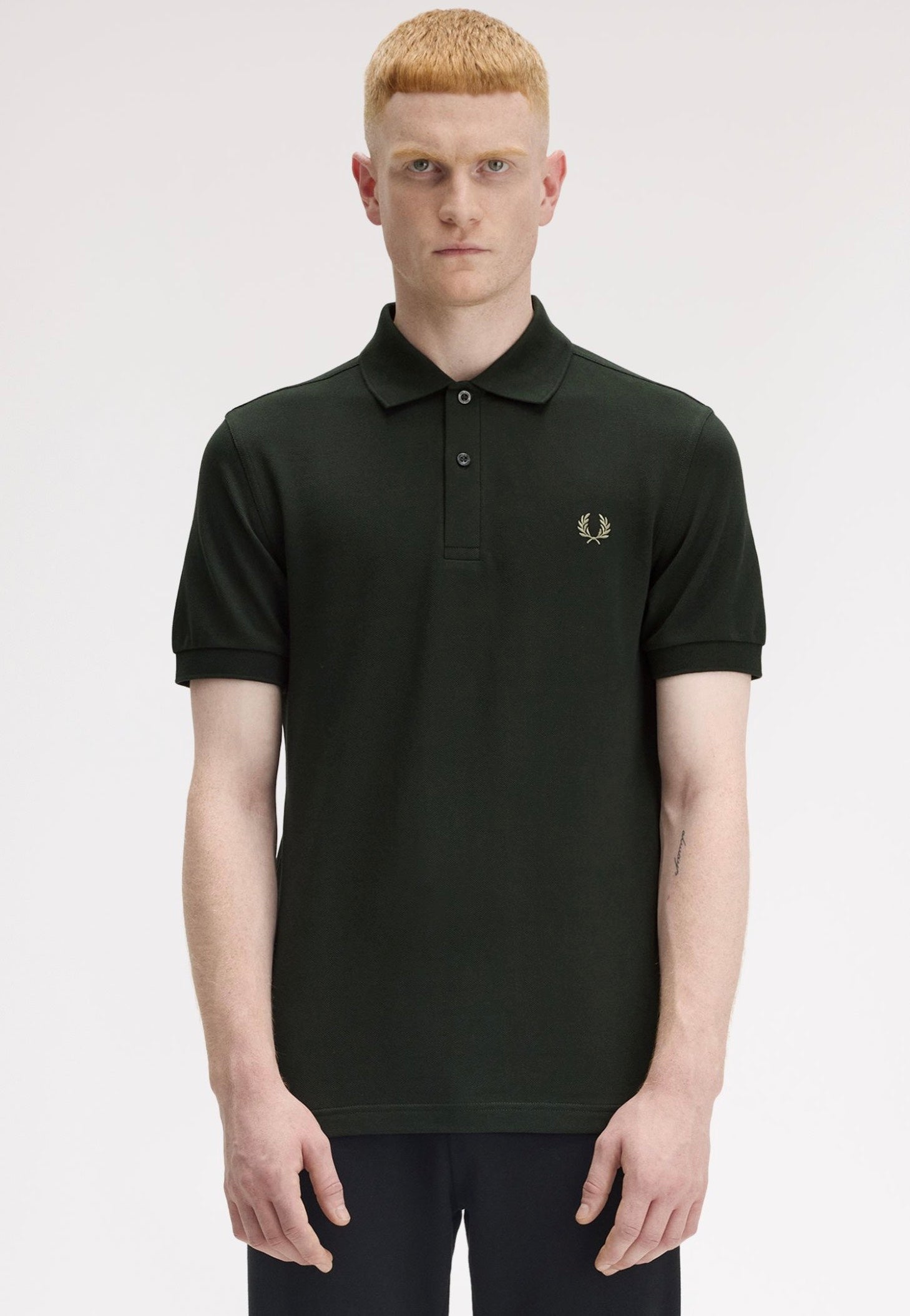Fred Perry - The Fred Perry Nghgrn/Olivemint - Polo | Men-Image