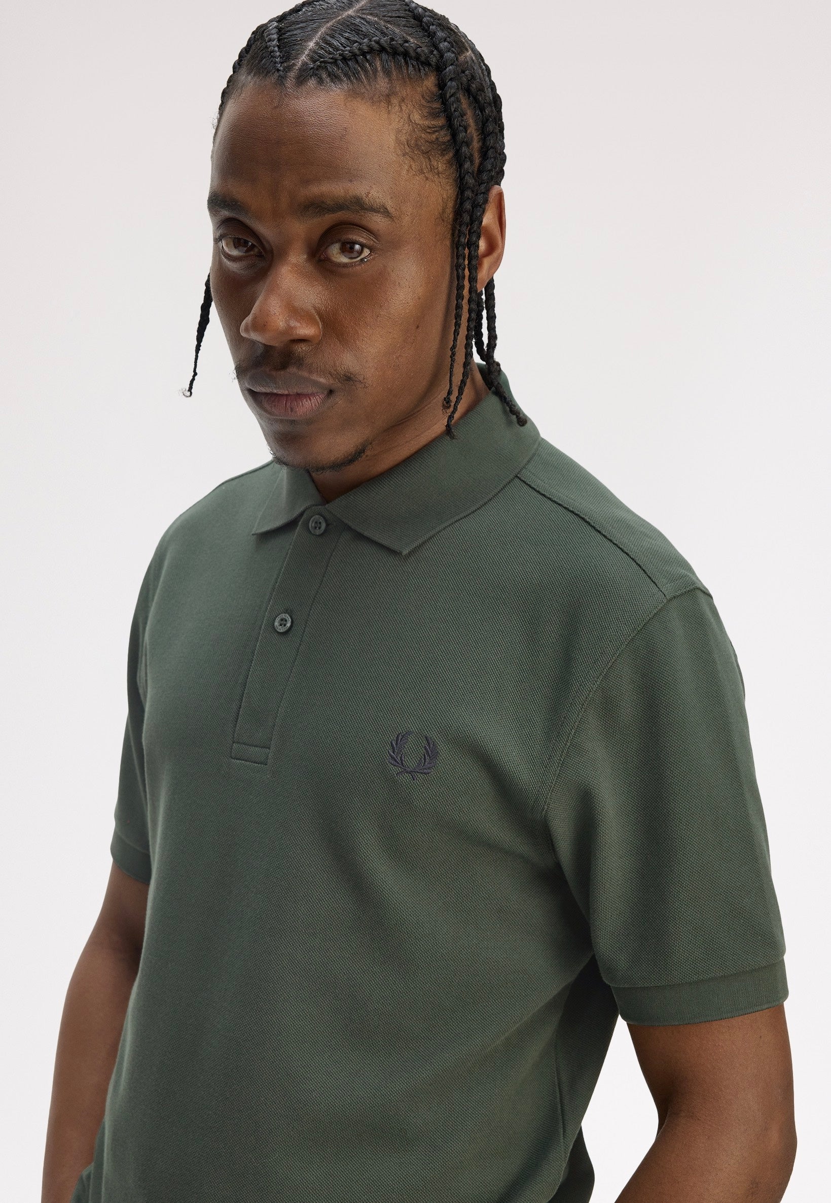 Fred Perry - The Fred Perry Court Green/Navy - Polo | Men-Image