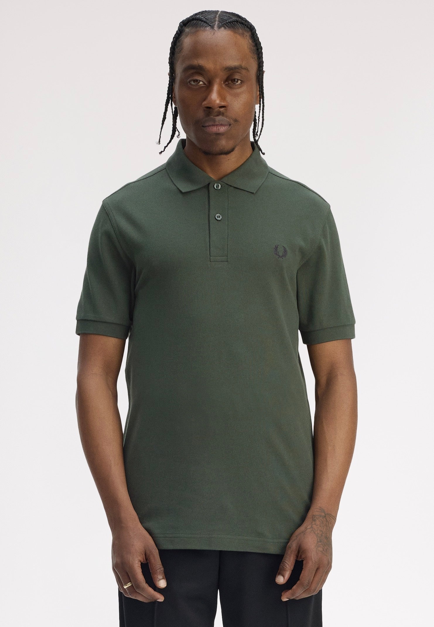 Fred Perry - The Fred Perry Court Green/Navy - Polo | Men-Image