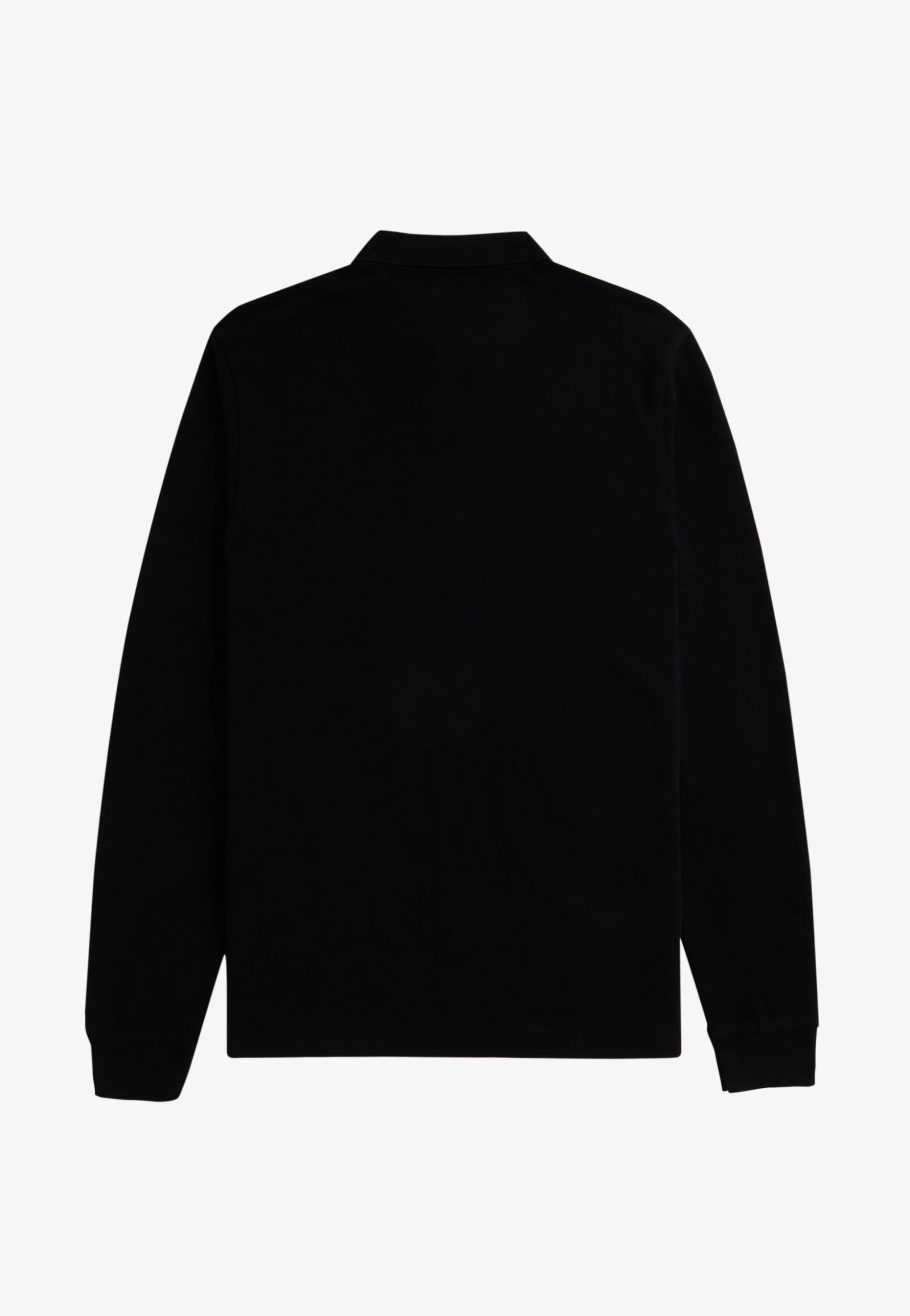 Fred Perry - Plain Black/White - Longsleeve | Men-Image