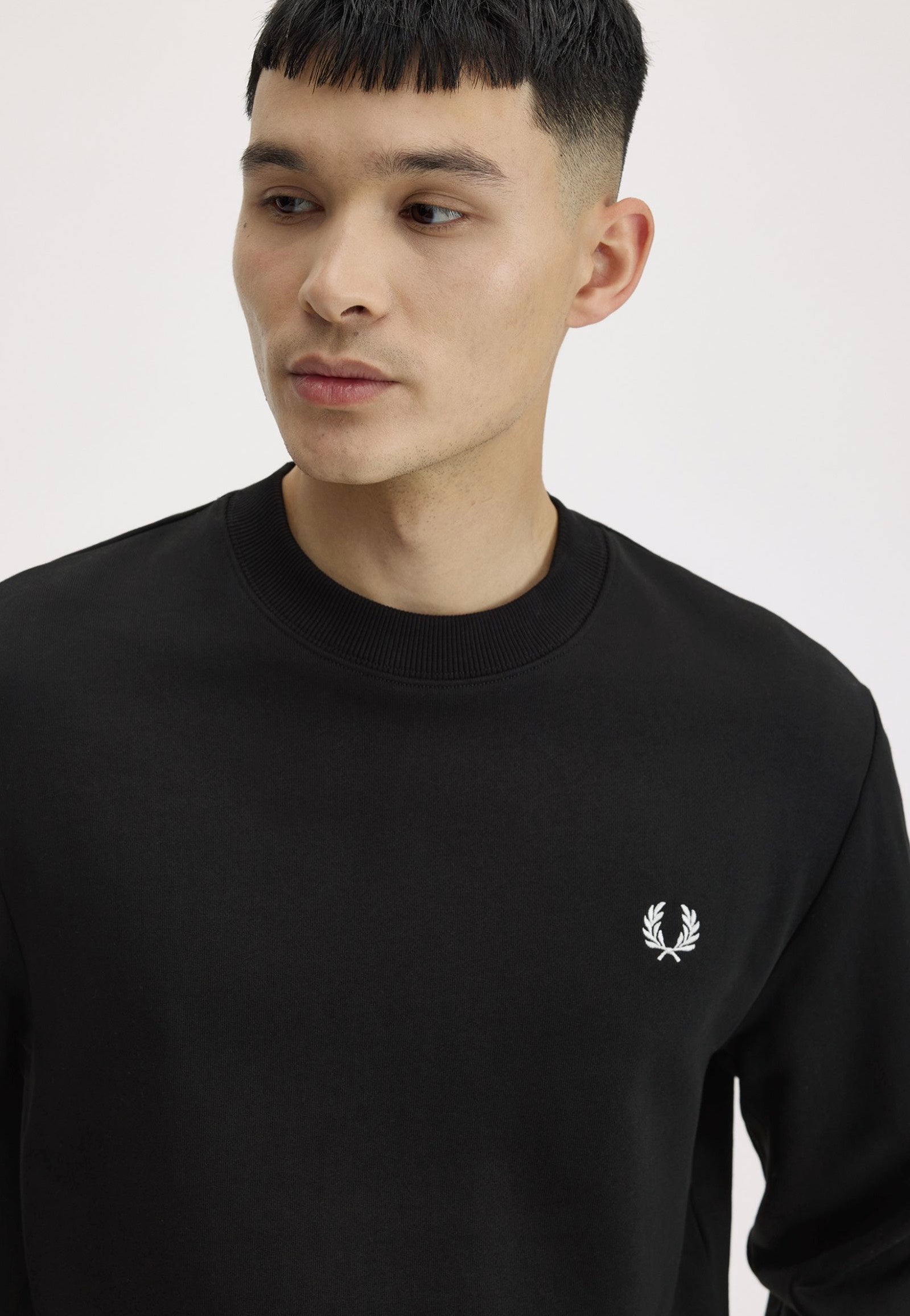 Fred Perry - Crew Neck Black - Sweater | Men-Image
