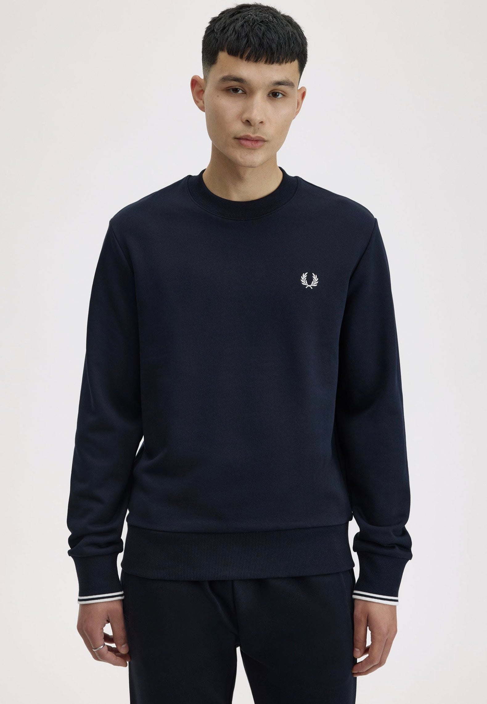 Fred Perry - Crew Navy - Sweater | Men-Image