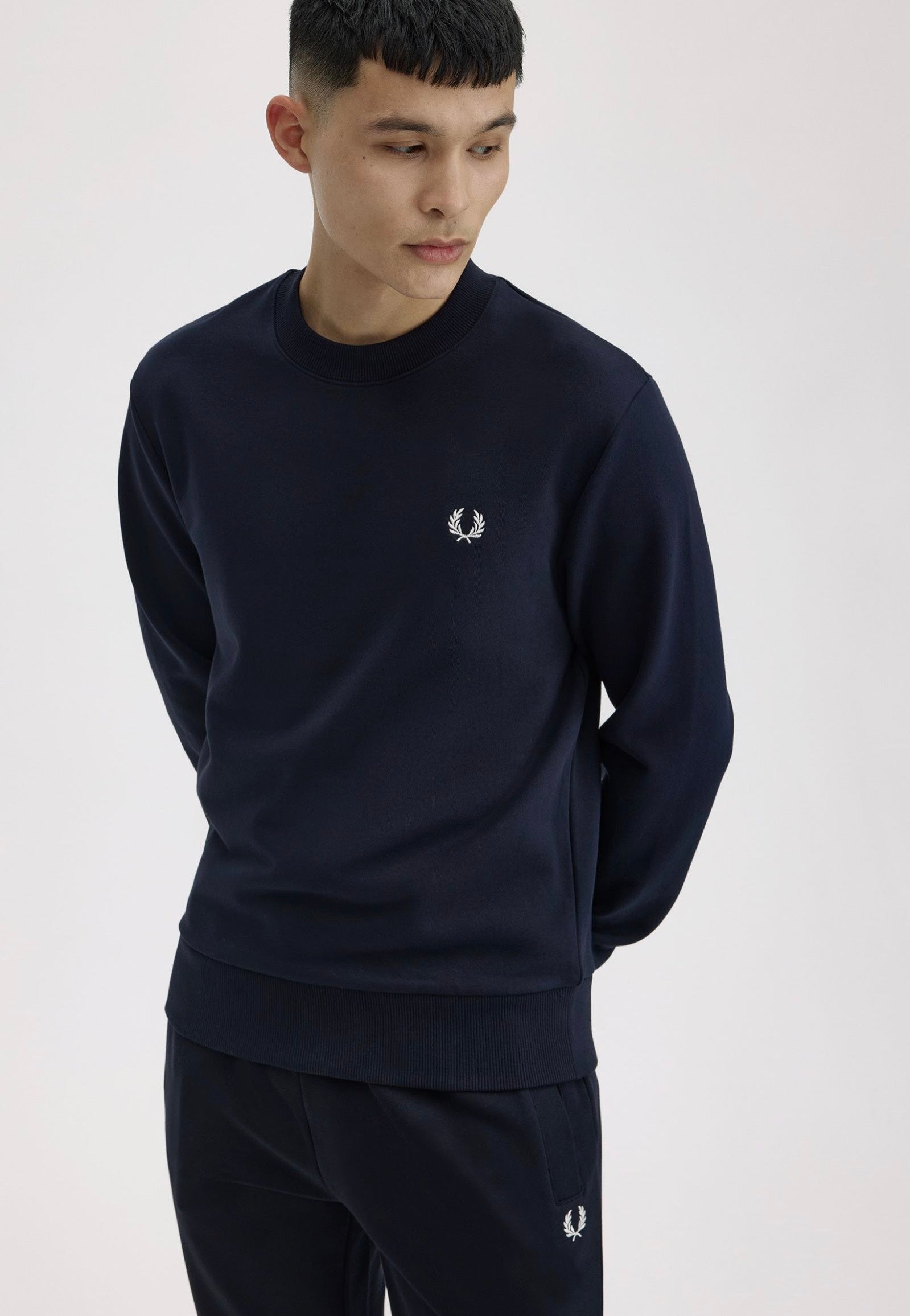 Fred Perry - Crew Navy - Sweater | Men-Image