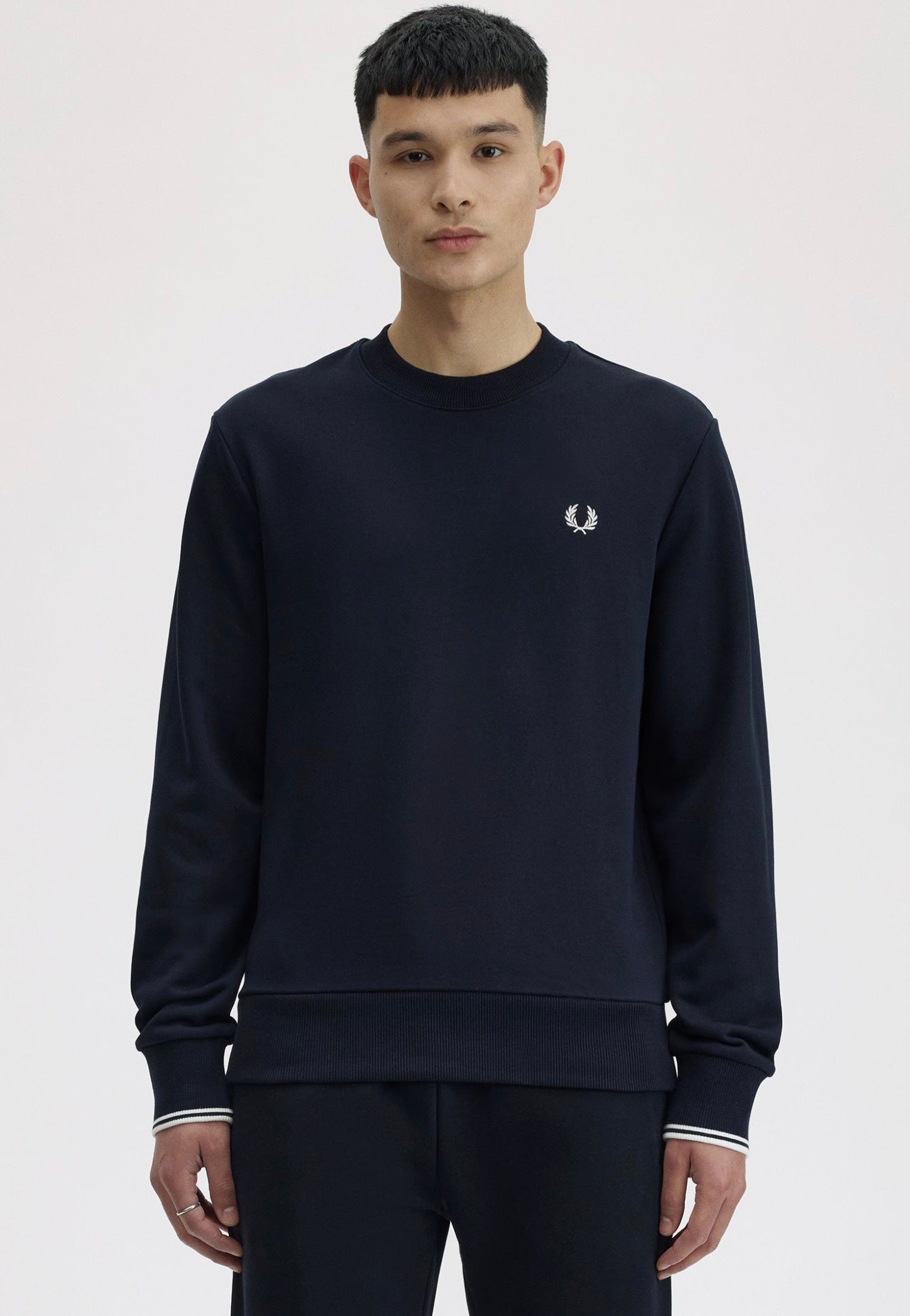 Fred Perry - Crew Navy - Sweater | Men-Image