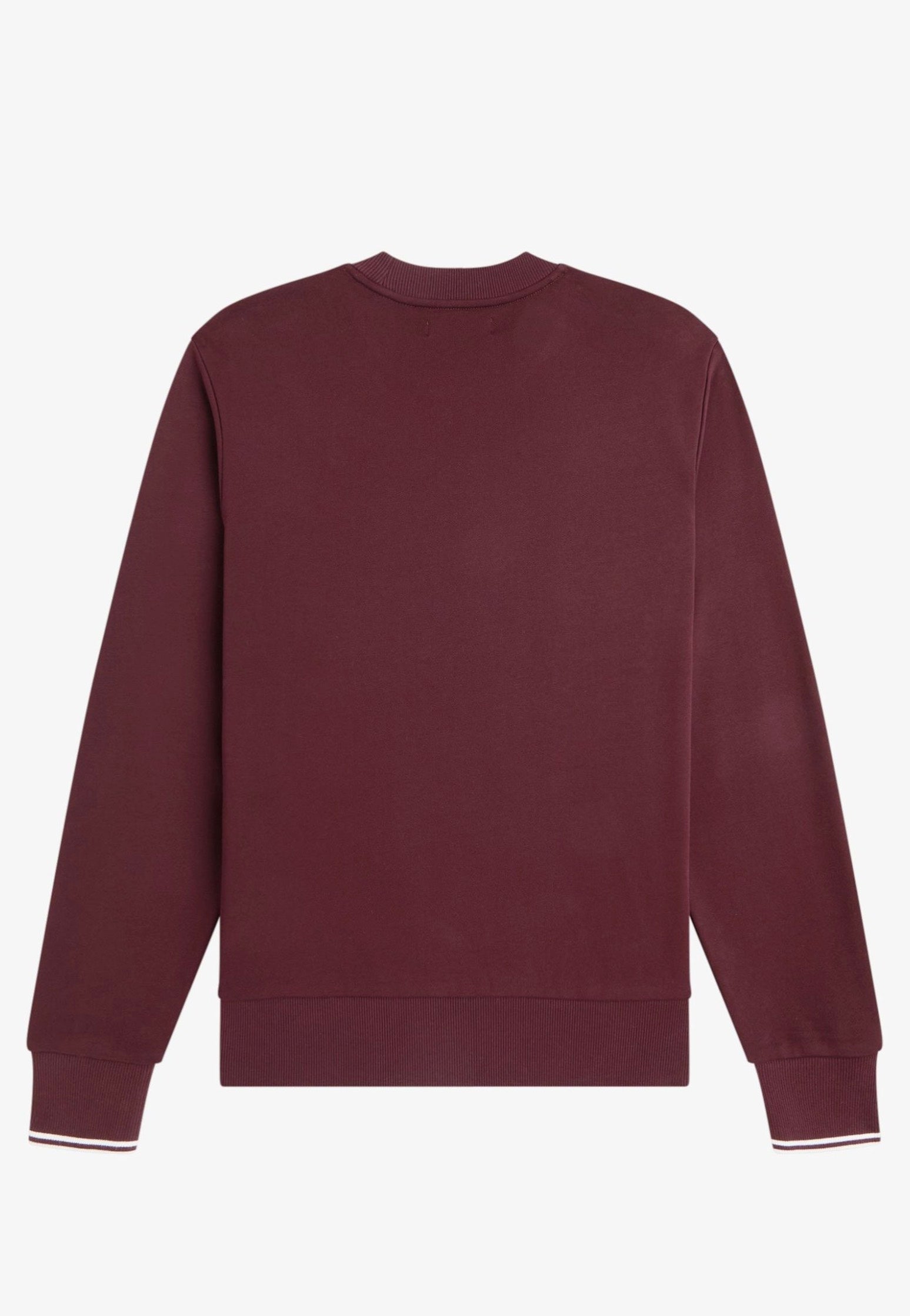 Fred Perry - Crew Neck Oxblood/Ecru/Ecru - Sweater | Men-Image
