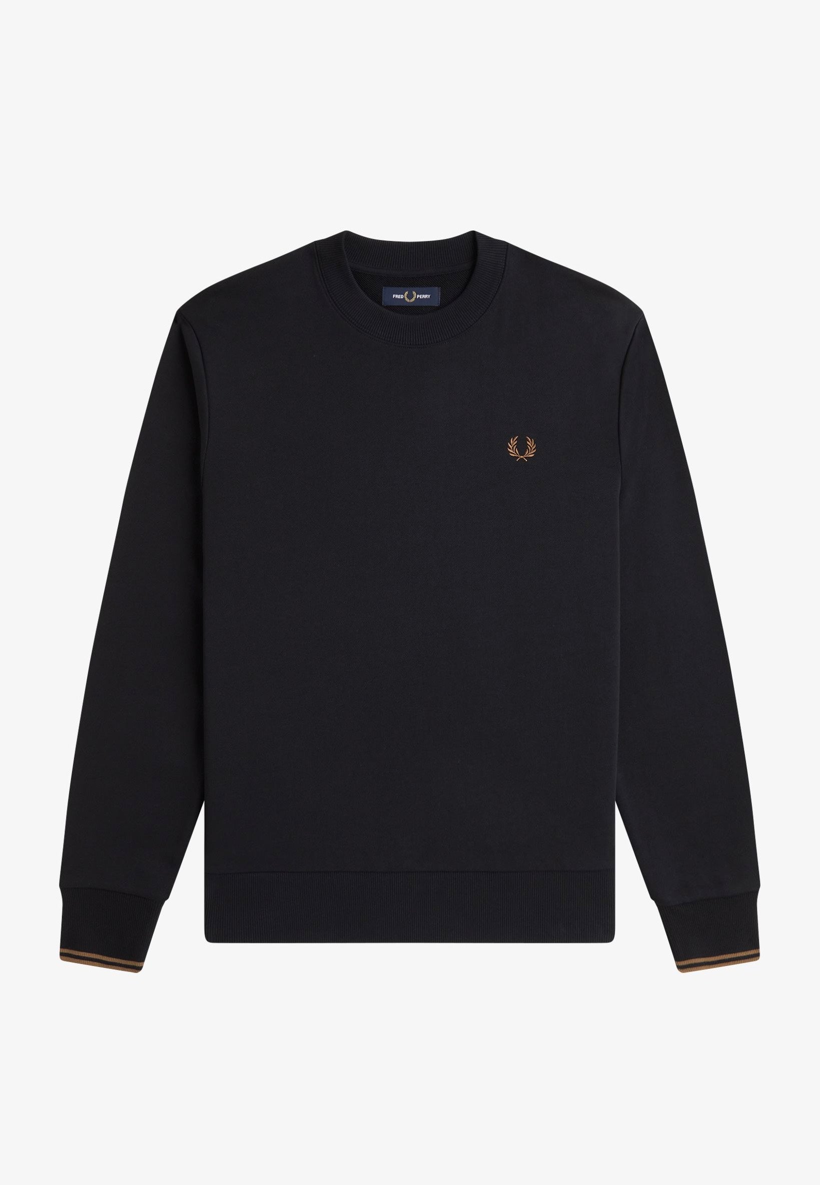 Fred Perry - Crew Neck Black/Shadedstone - Sweater | Men-Image