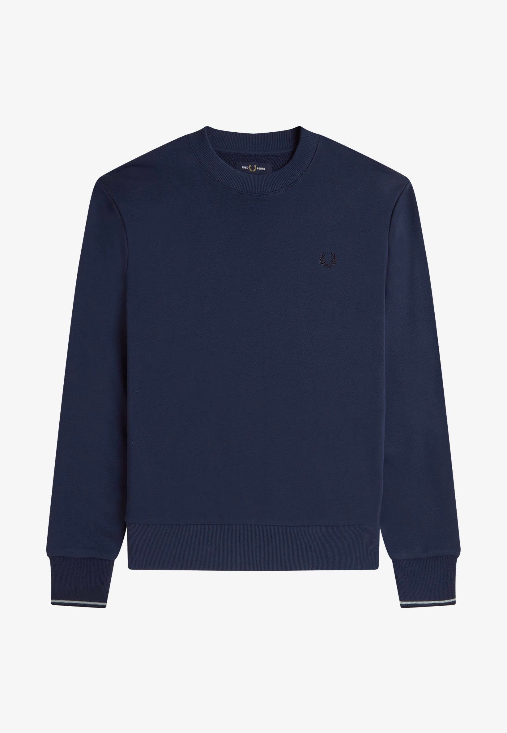 Fred Perry - Crew Neck Tennis Blue - Sweater | Men-Image
