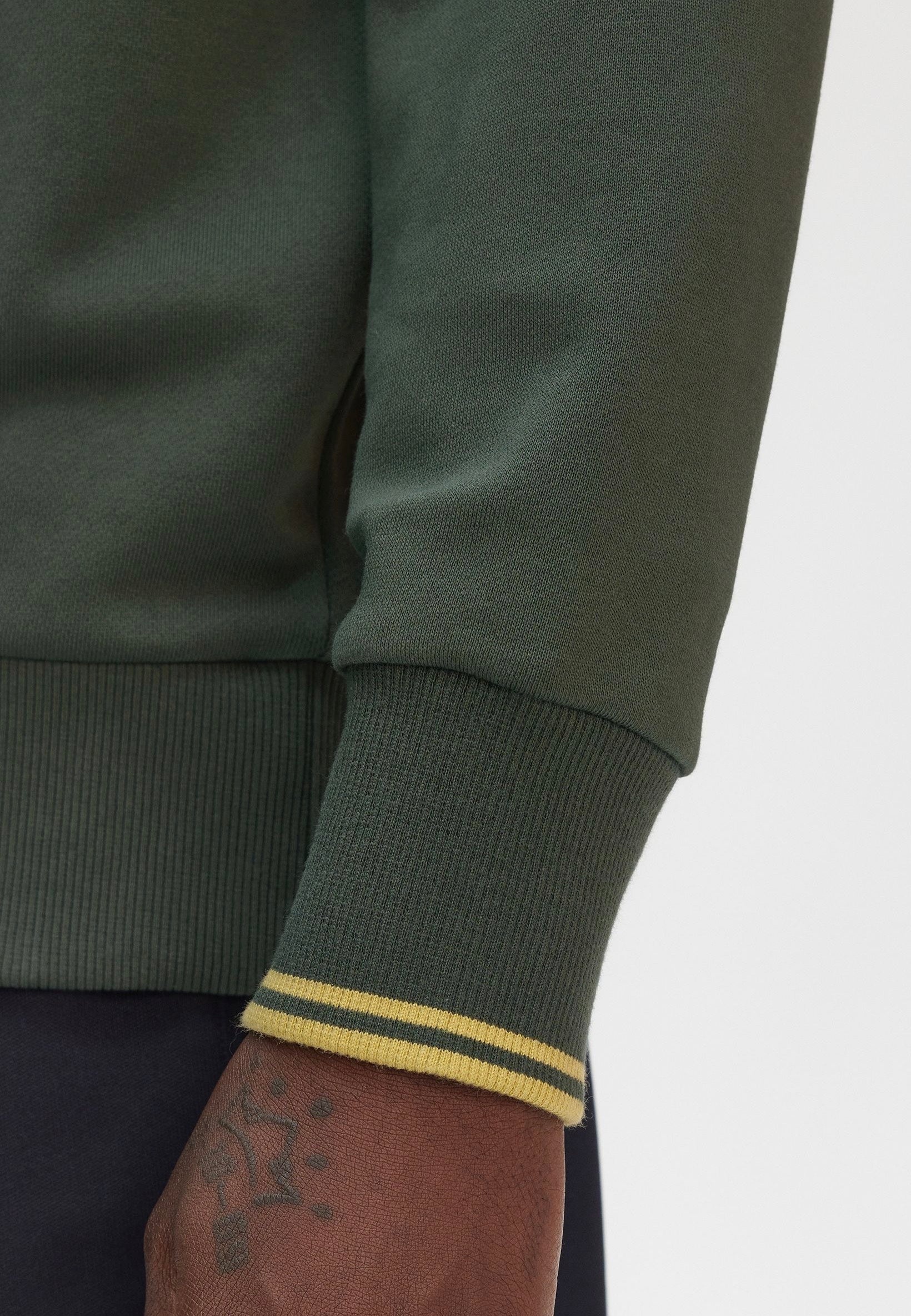Fred Perry - Crew Neck Court Green - Sweater | Men-Image