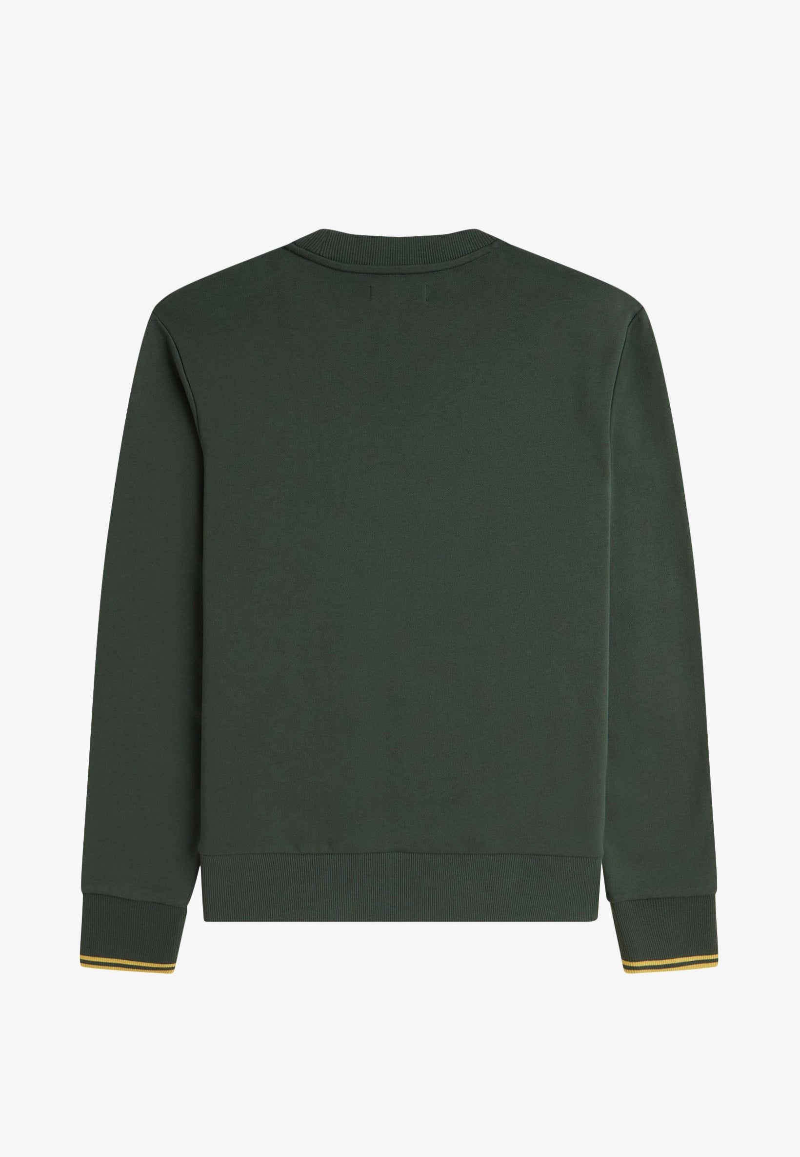 Fred Perry - Crew Neck Court Green - Sweater | Men-Image