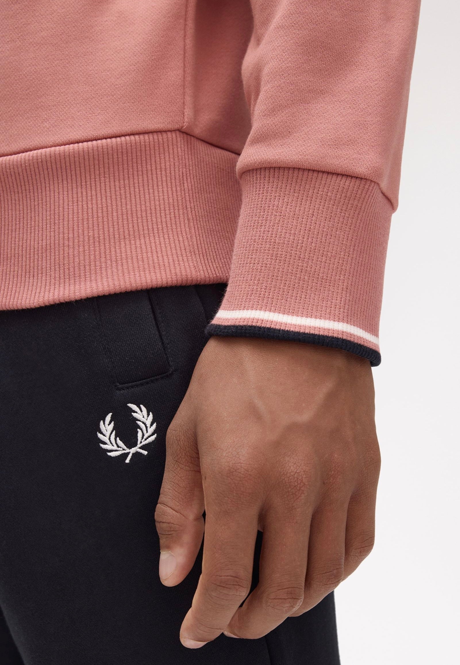 Fred Perry - Crew Neck Putty Pink - Sweater | Men-Image