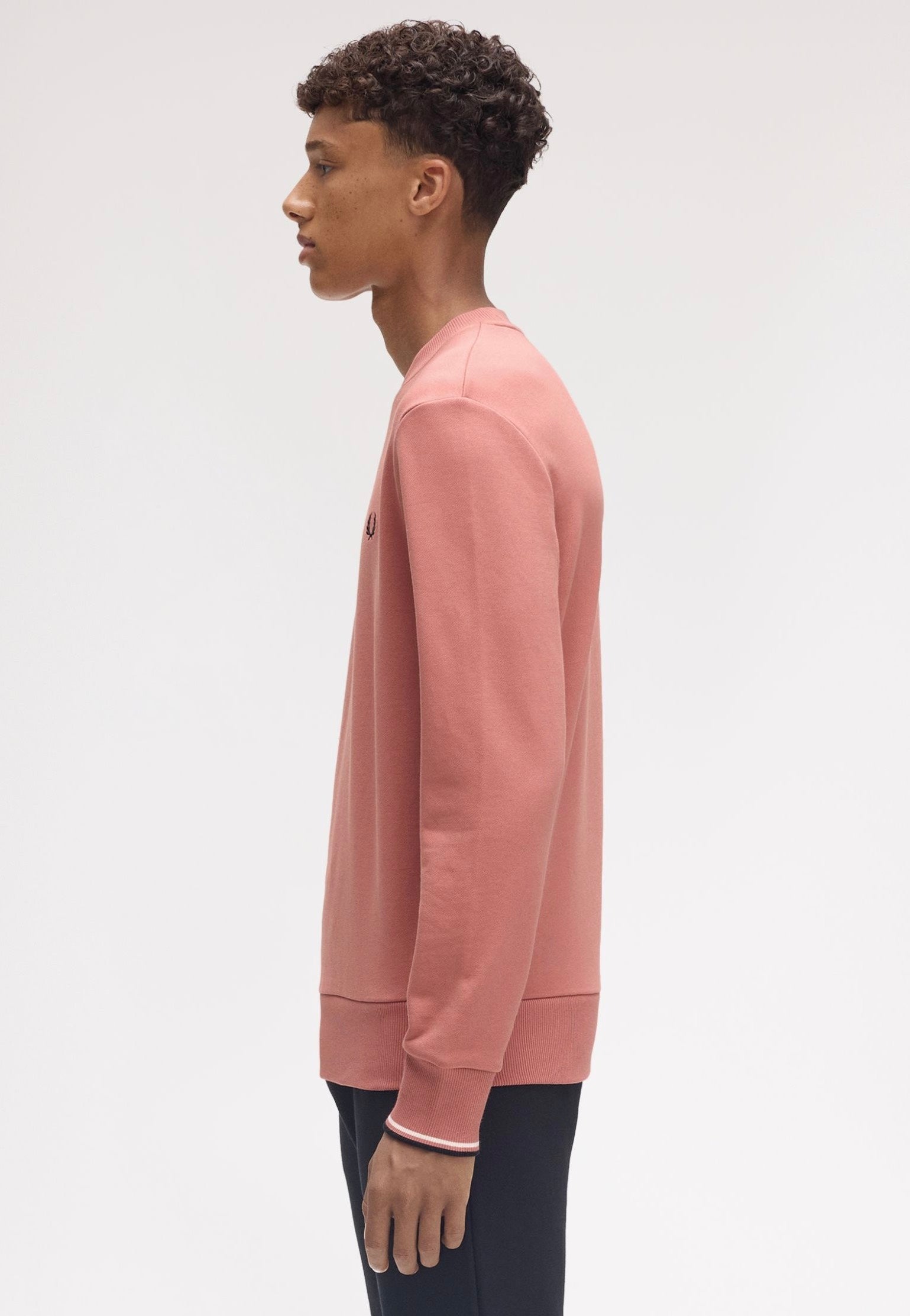 Fred Perry - Crew Neck Putty Pink - Sweater | Men-Image