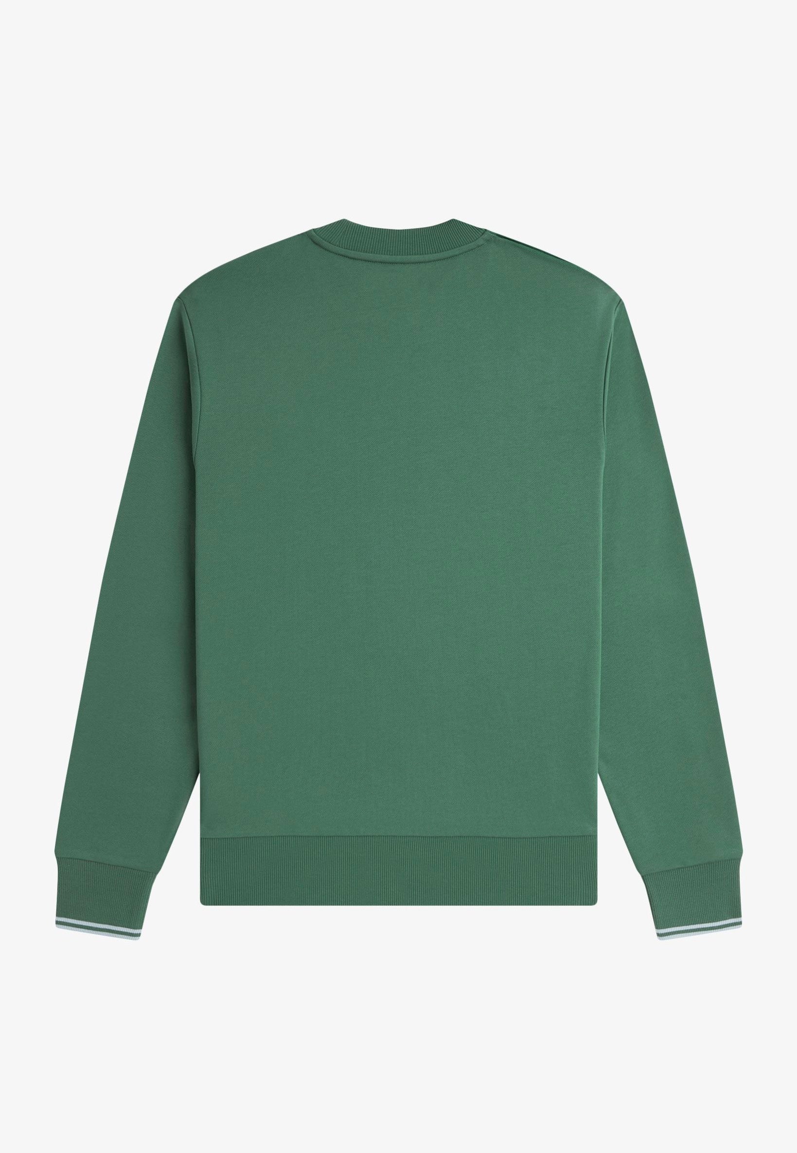 Fred Perry - Crew Neck Sport Green/Trackblue - Sweater | Men-Image
