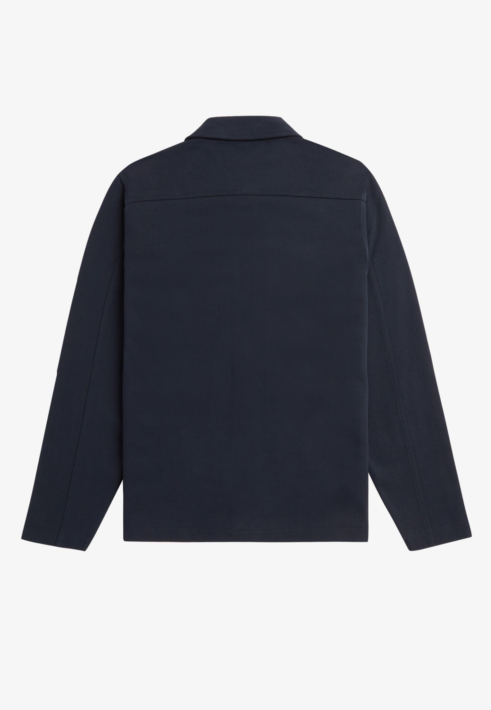 ジャケット・アウター FRED PERRY HEAVYWEIGHT SWEAT OVERSHIRT Fred Perry - Heavyweight Sweat Navy - Jacket | Impericon