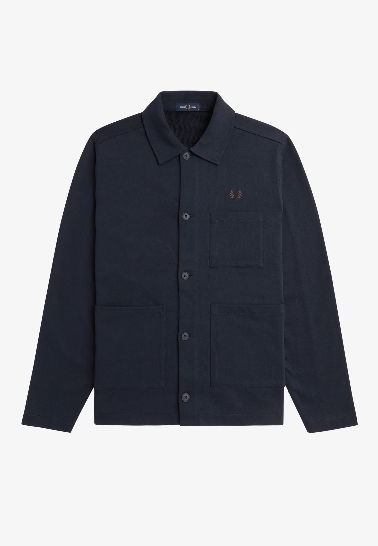Fred Perry - Heavyweight Sweat Navy - Jacket | Impericon