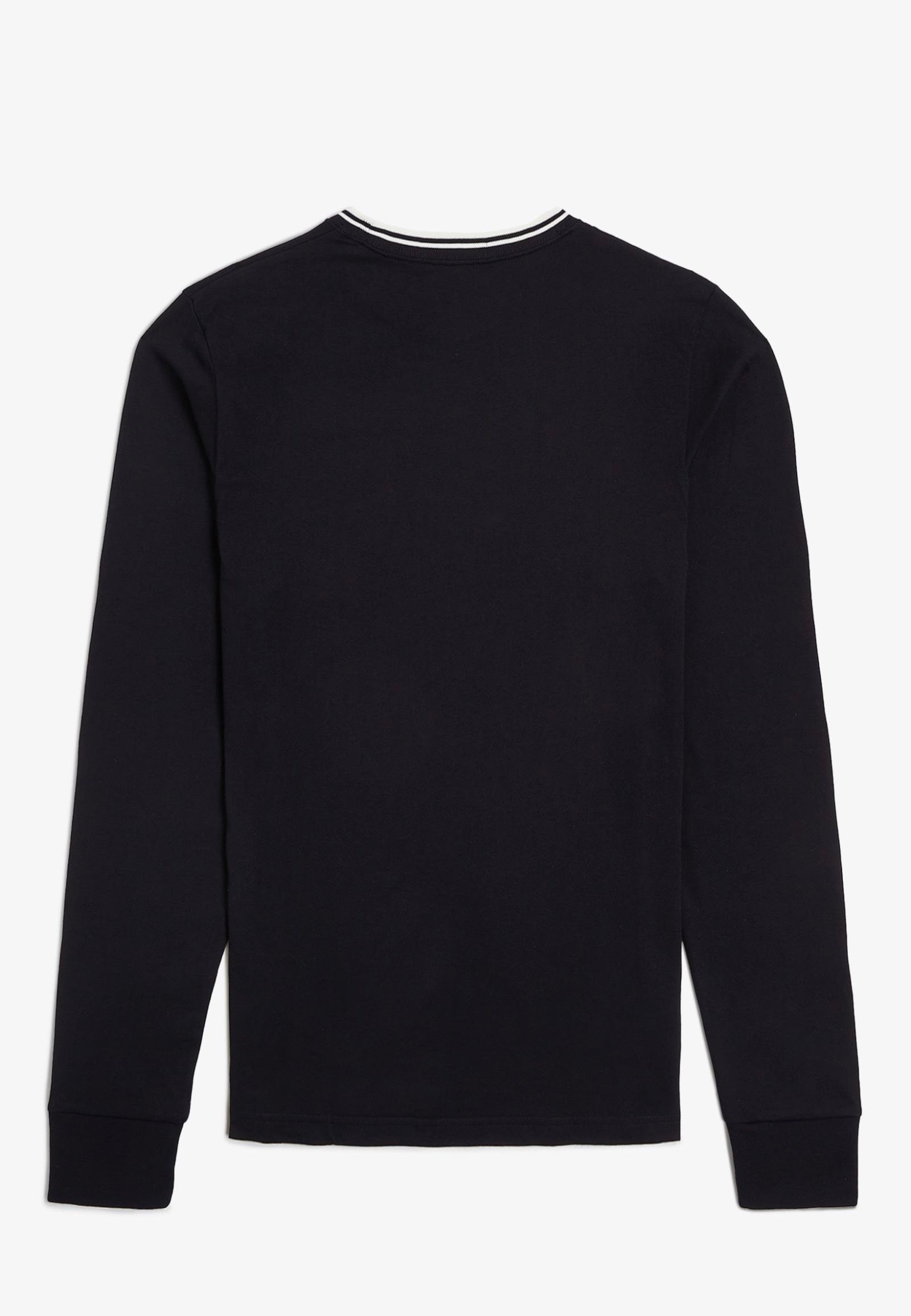 Fred Perry - Twin Tipped Black - Longsleeve | Men-Image