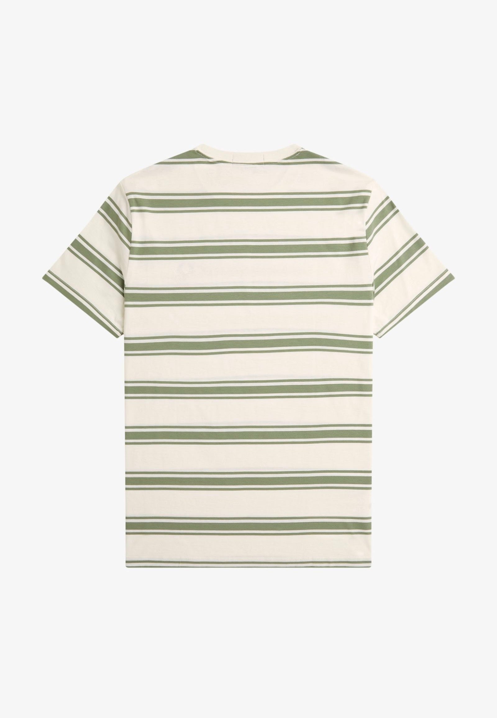 Fred Perry - Fine Stripe Light Ecru - T-Shirt | Men-Image