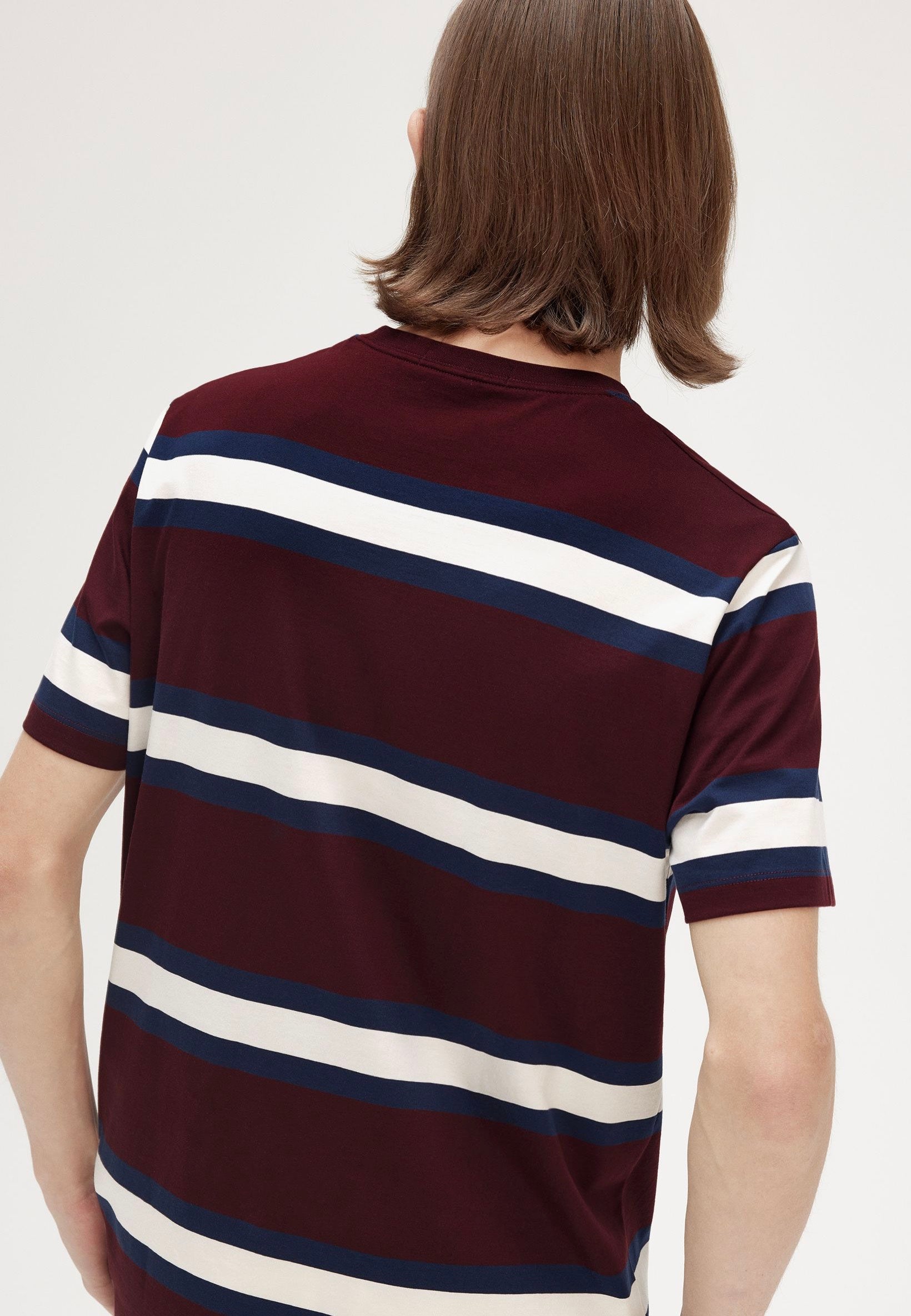 Fred Perry - Bold Stripe Oxblood - T-Shirt | Men-Image