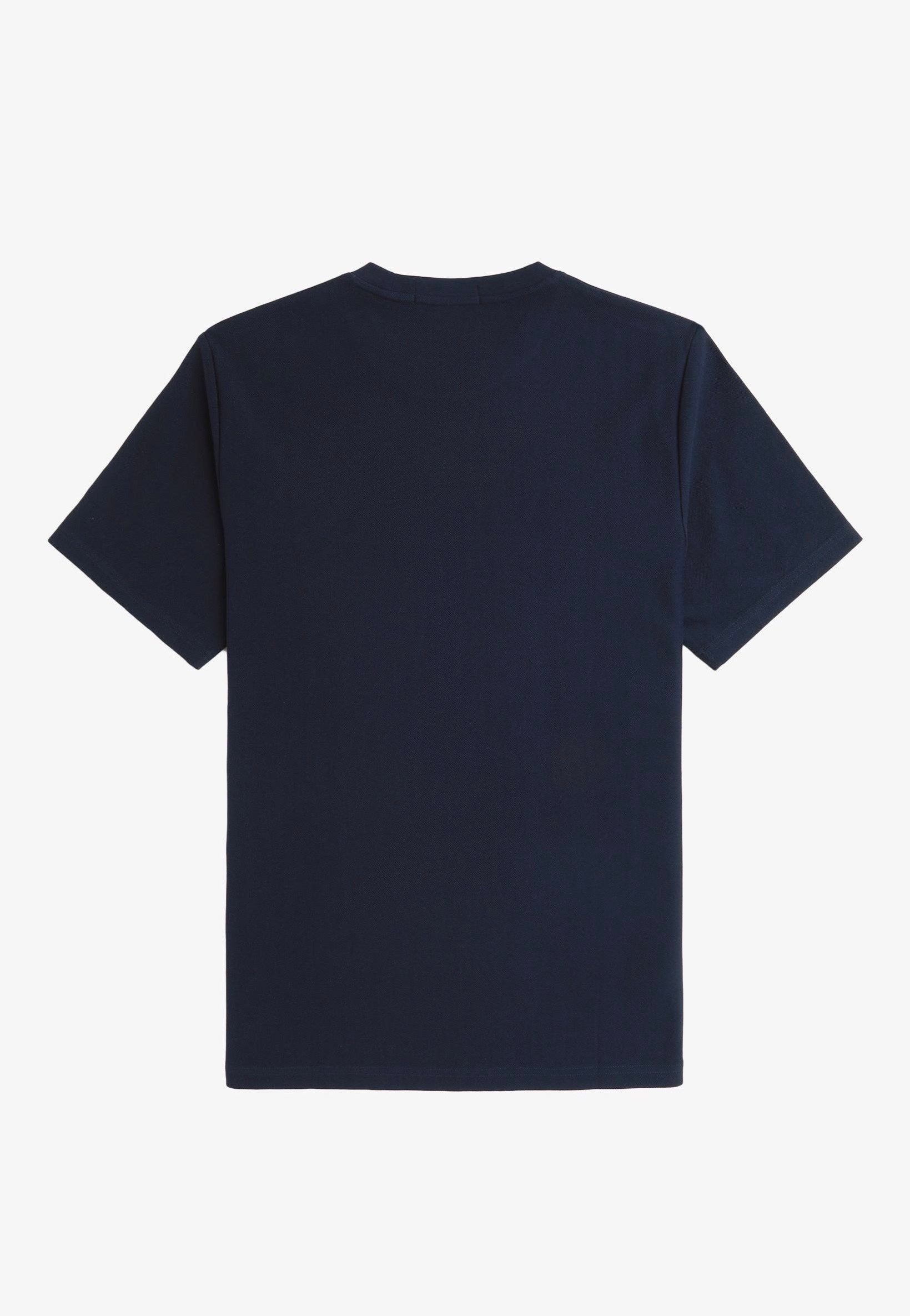 Fred Perry - Pinstripe Navy - T-Shirt | Men-Image