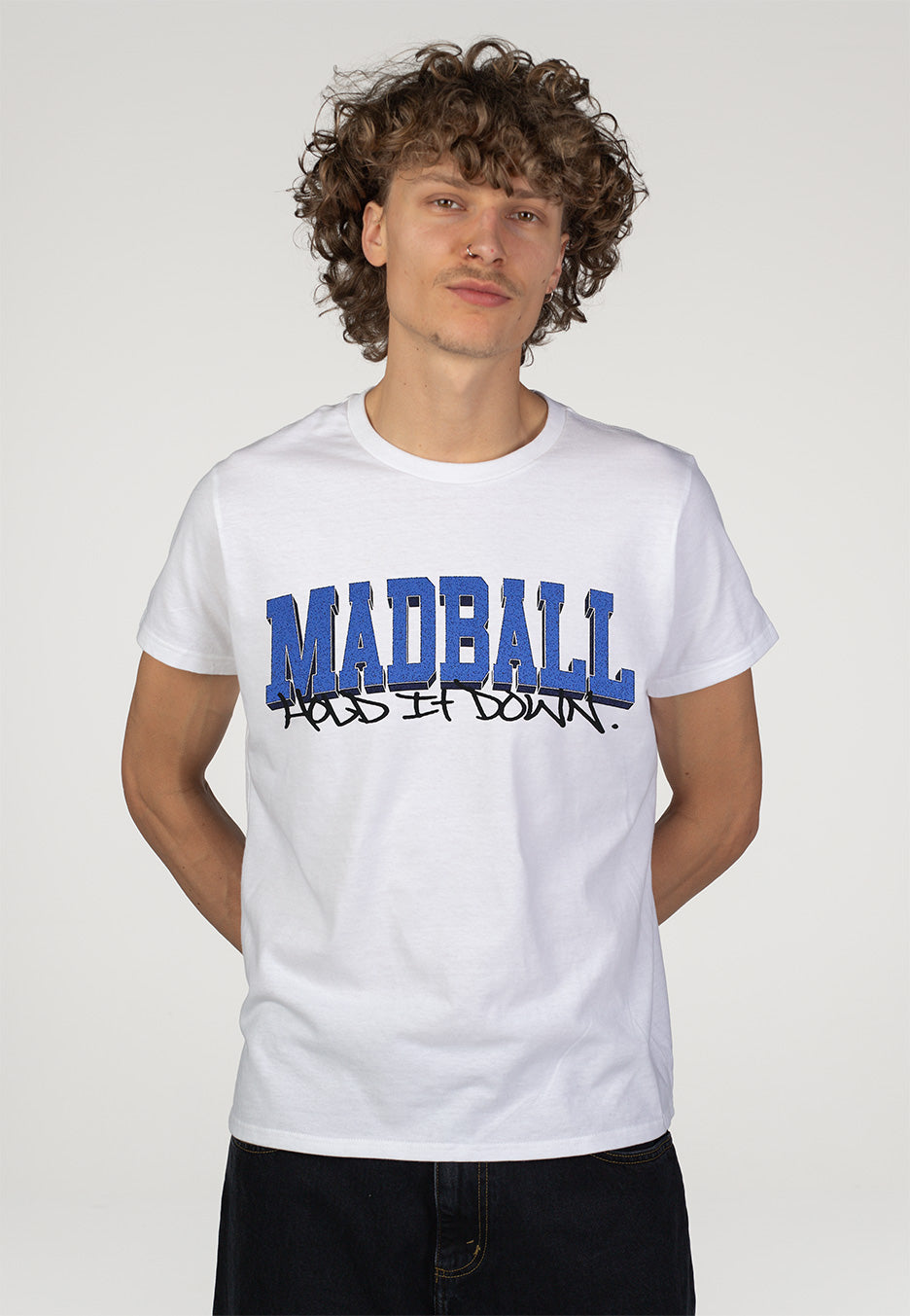 Madball - Hold It Down Can´t Stop 25 Years Anniversary White - T-Shirt | Men-Image