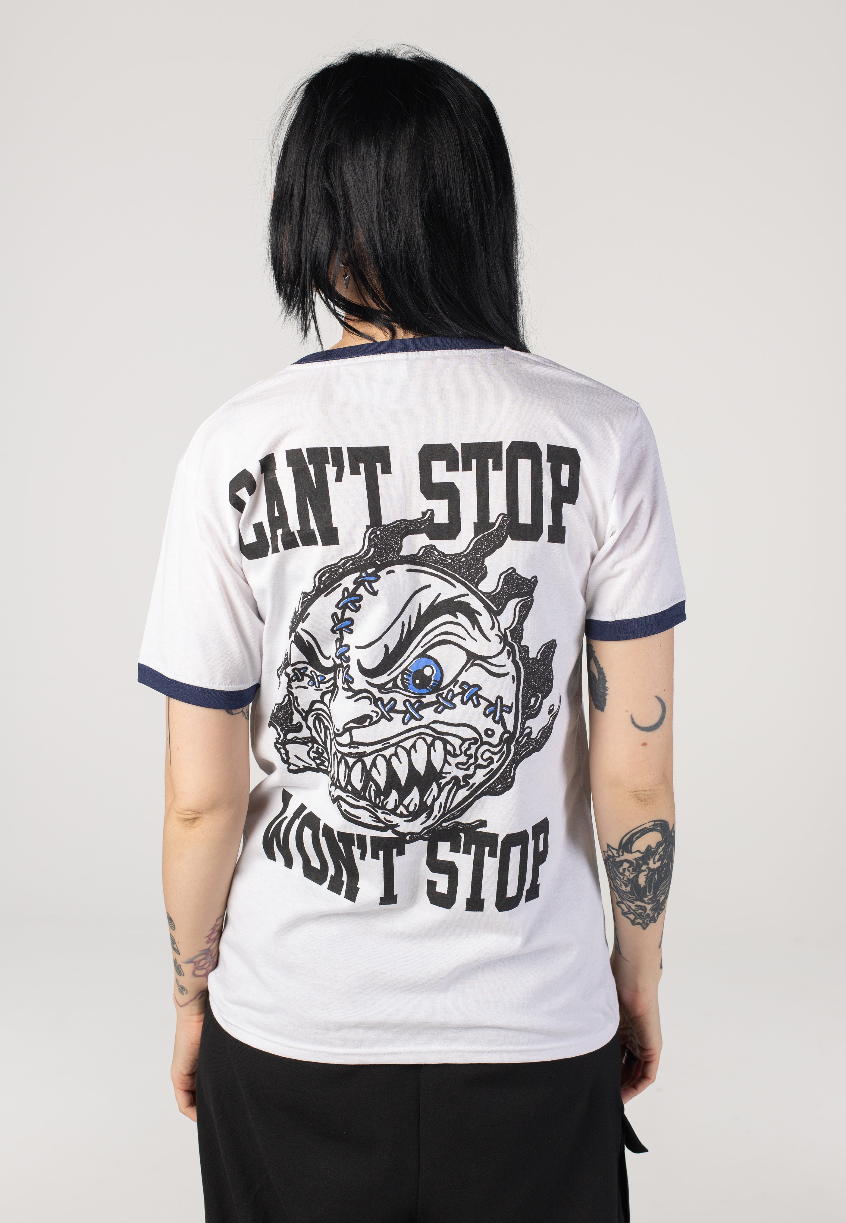Madball - Hold It Down Can´t Stop 25 Years Anniversary White Ringer - T-Shirt | Women-Image