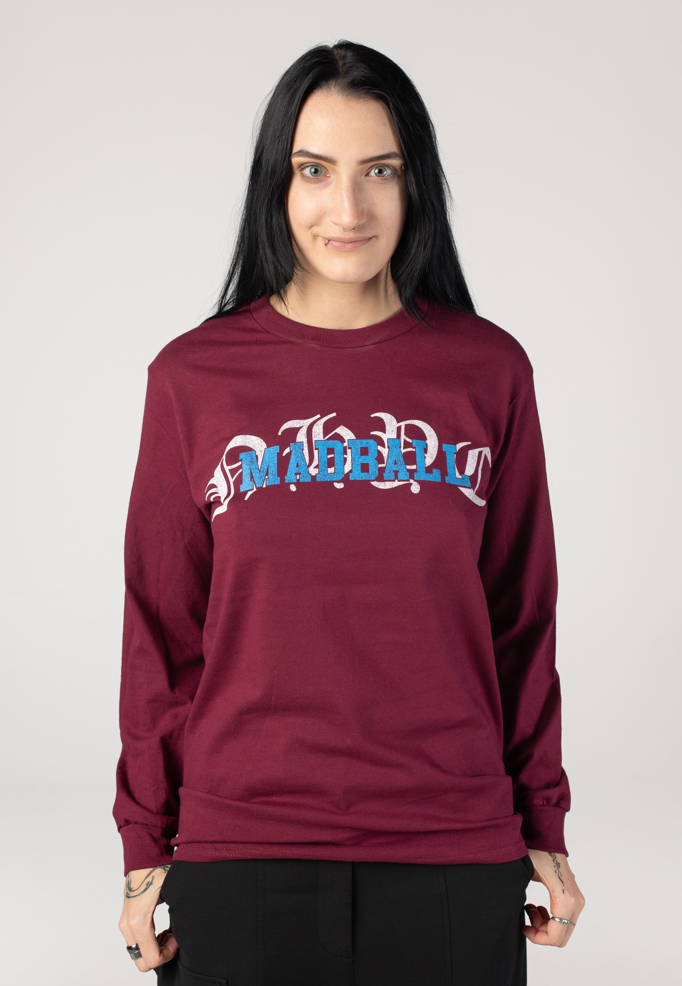 Madball - Hold It Down Live Pic 25 Years Anniversary Burgundy - Longsleeve | Women-Image