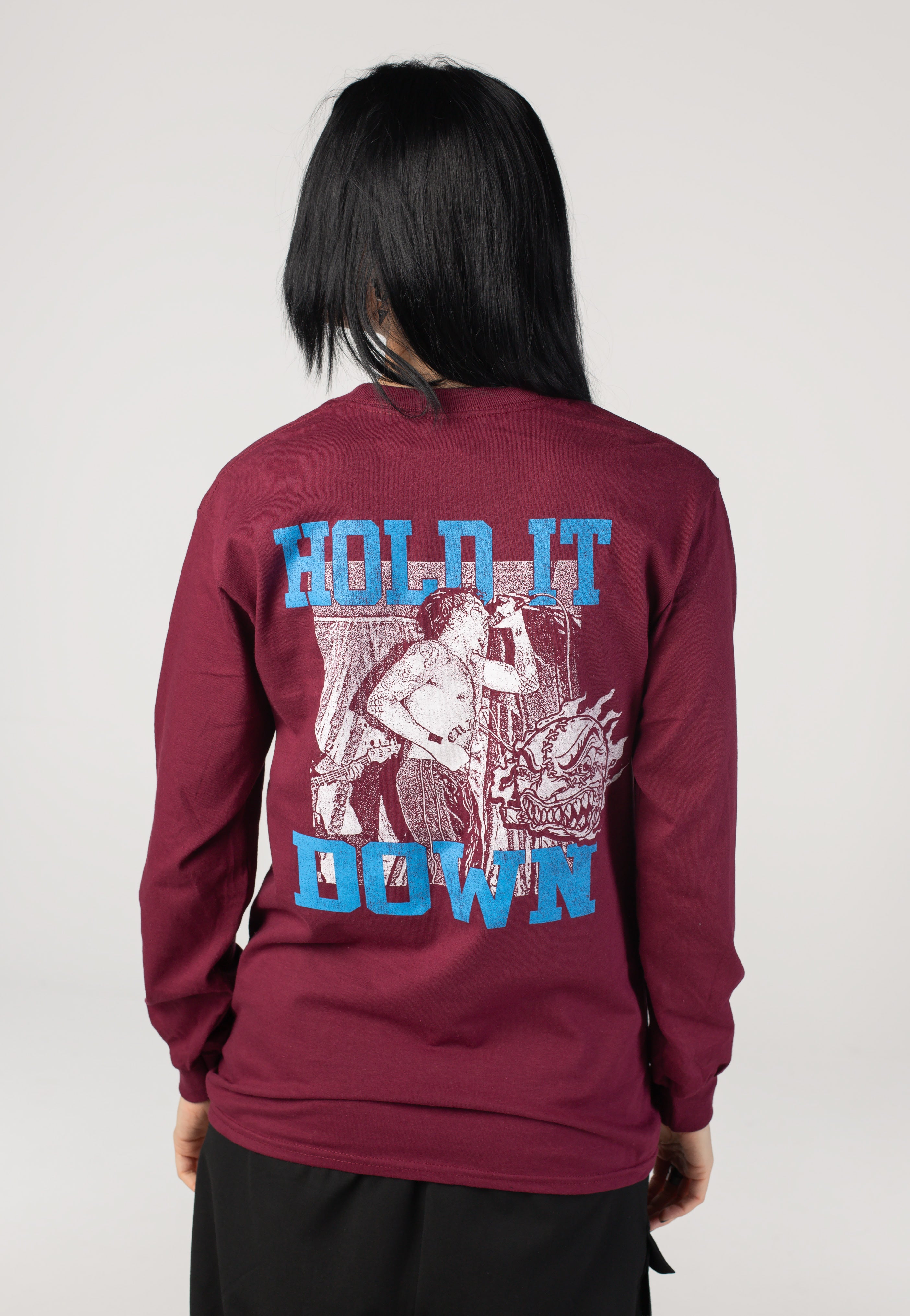 Madball - Hold It Down Live Pic 25 Years Anniversary Burgundy - Longsleeve | Women-Image