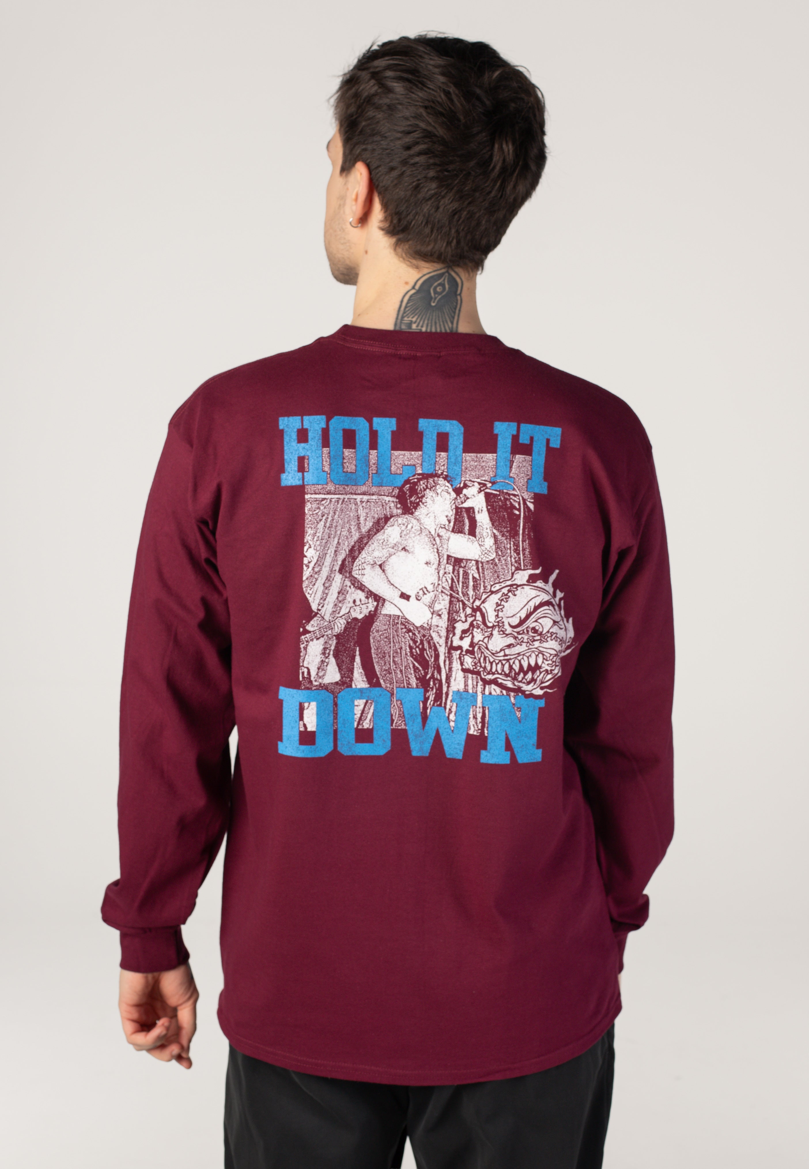 Madball - Hold It Down Live Pic 25 Years Anniversary Burgundy - Longsleeve | Men-Image