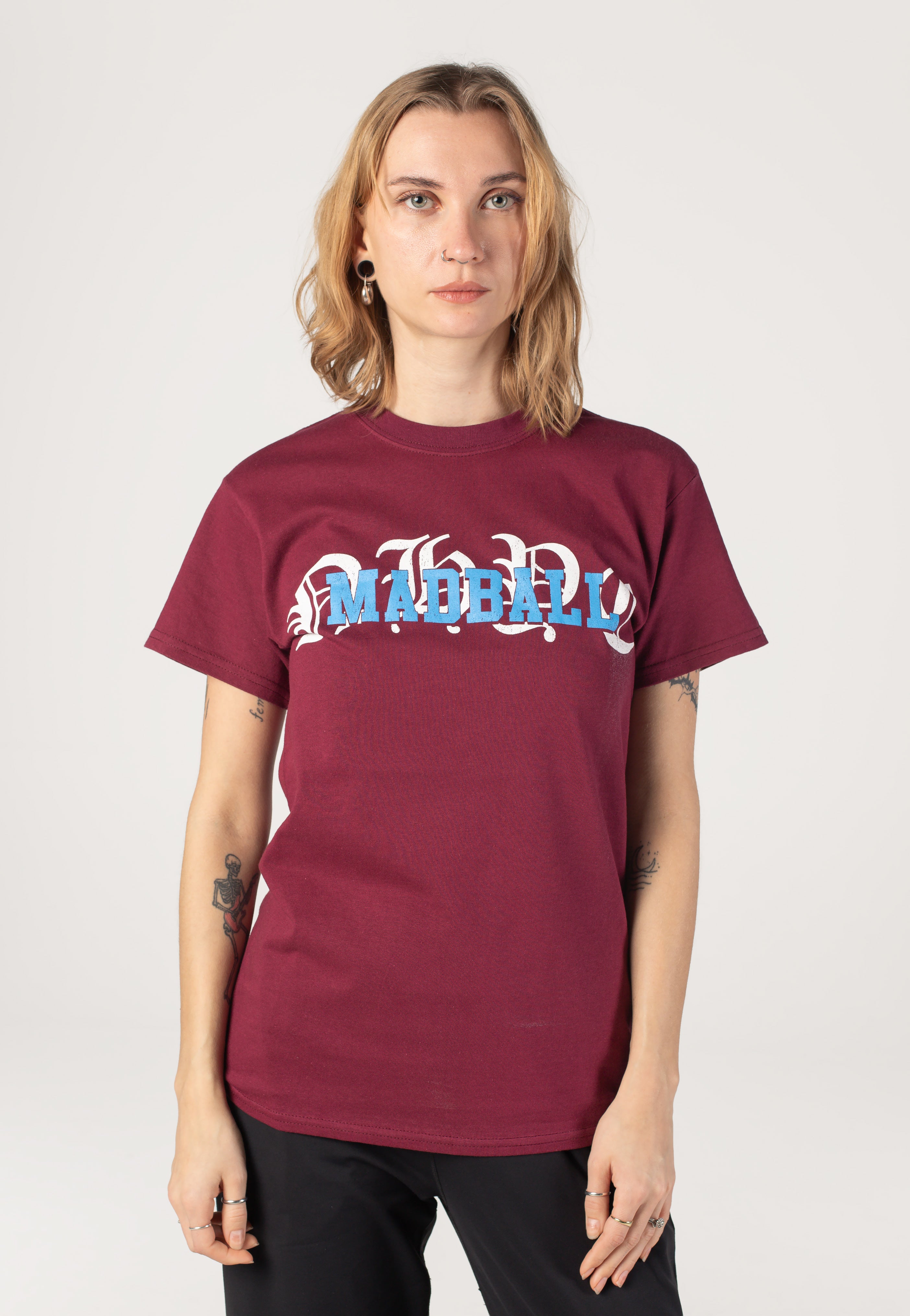 Madball - Hold It Down Live Pic 25 Years Anniversary Burgundy - T-Shirt | Women-Image