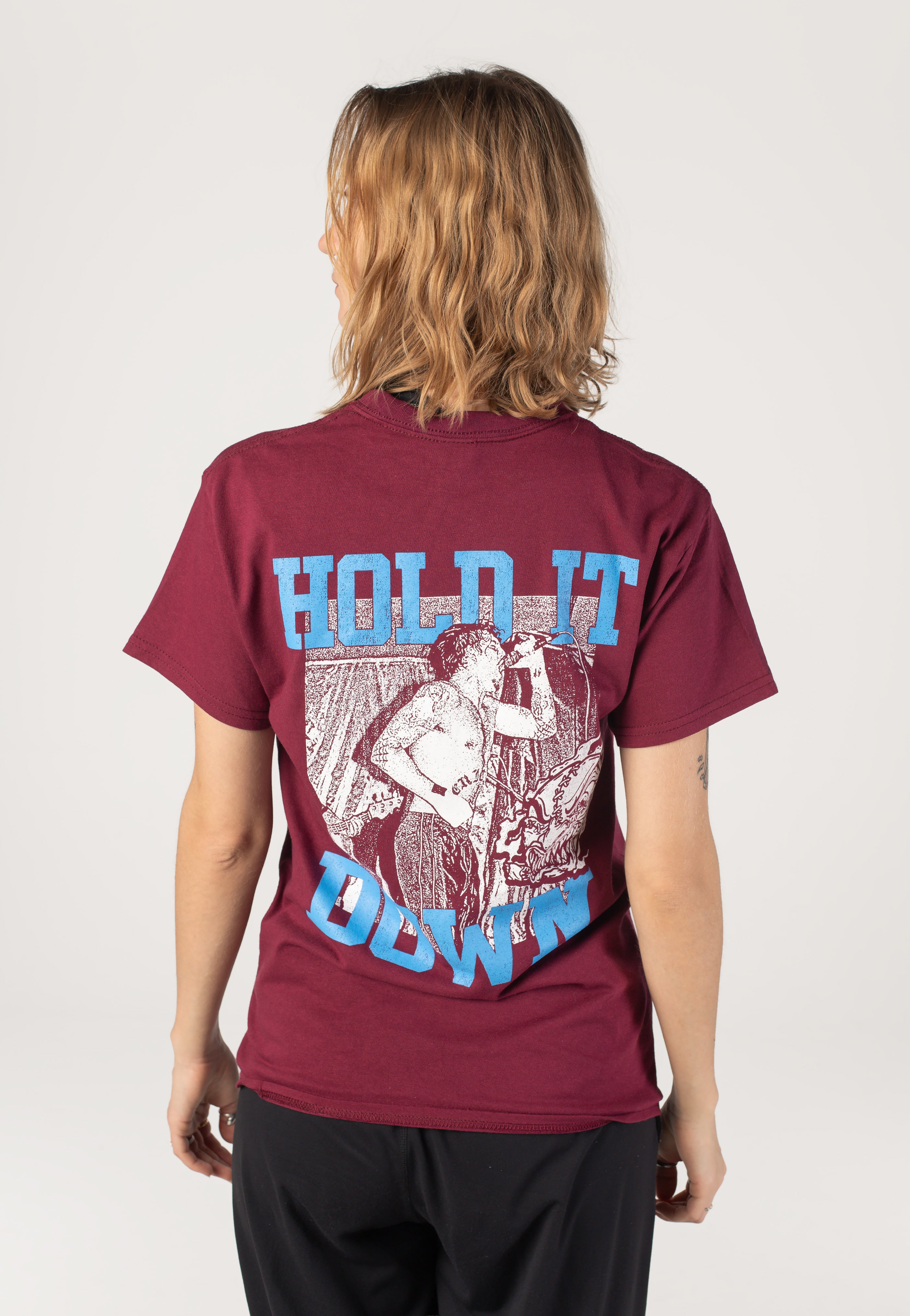 Madball - Hold It Down Live Pic 25 Years Anniversary Burgundy - T-Shirt | Women-Image
