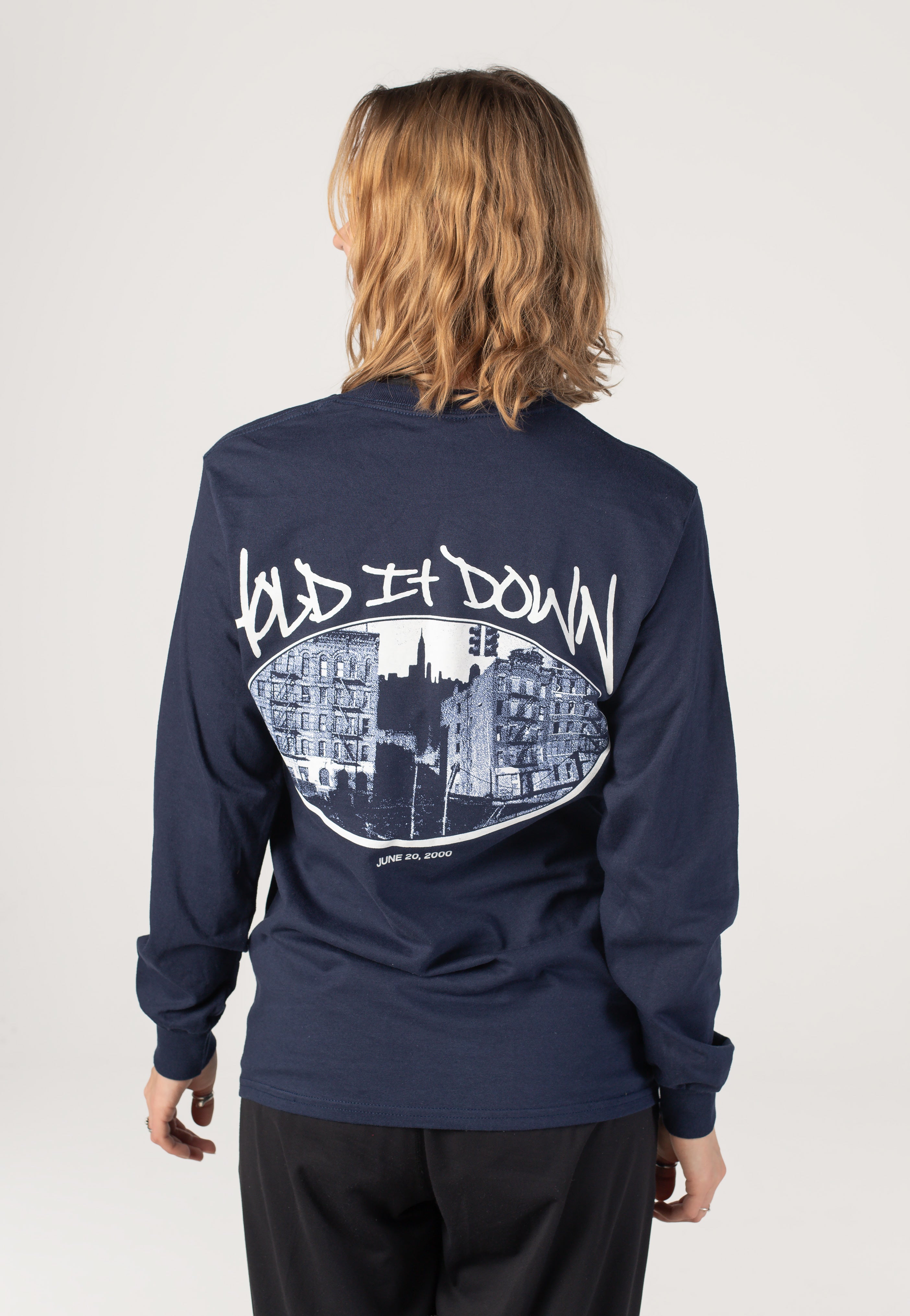 Madball - Hold It Down Logo 25 Years Anniversary Navy - Longsleeve | Women-Image