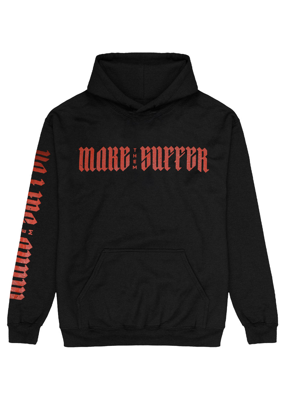 Make Them Suffer - Burning Skull Rose - Hoodie | Neutral-Image
