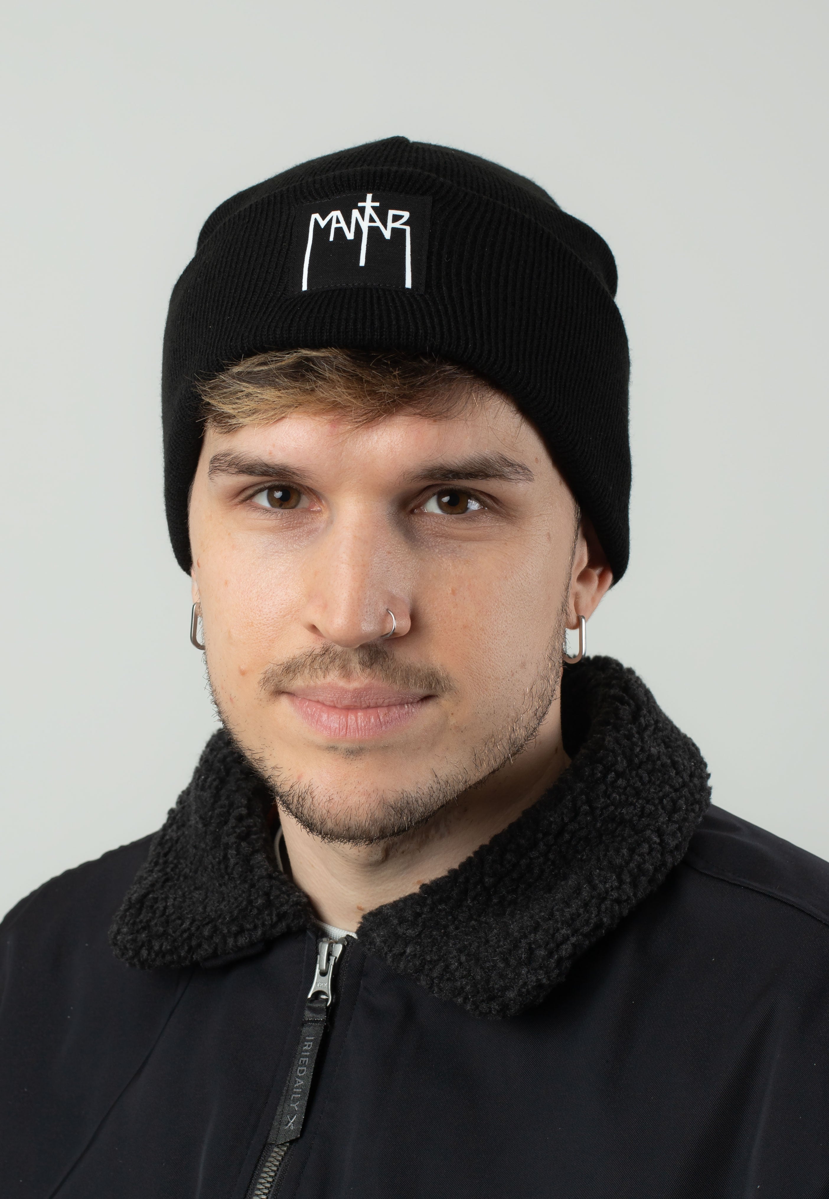 Mantar - Mantar Logo Patch Long - Beanie | Neutral-Image